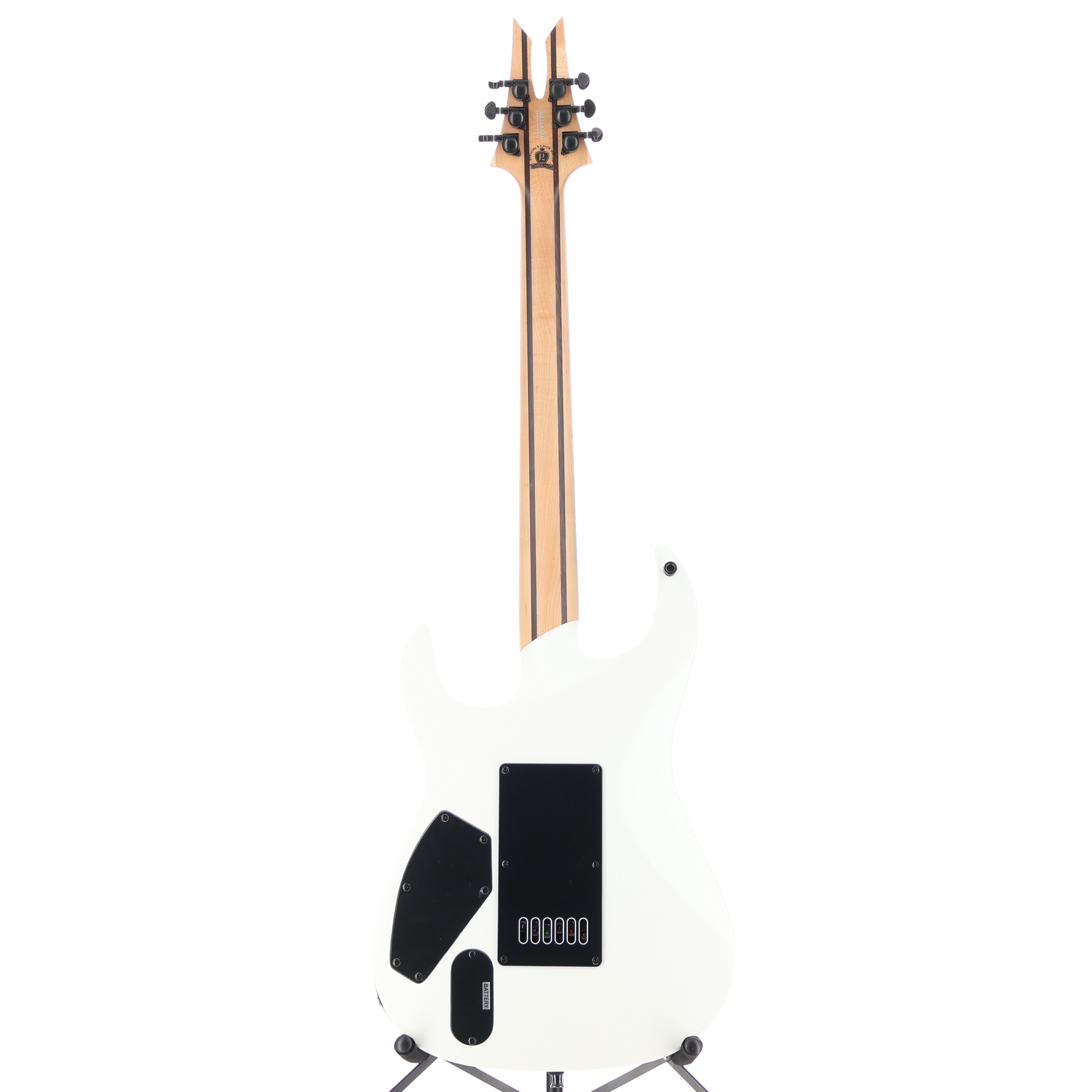 BC Rich Andy James Signature Assassin 6 Matte White - EMG 85 & 81 Pickup Mod (T1) (60330)