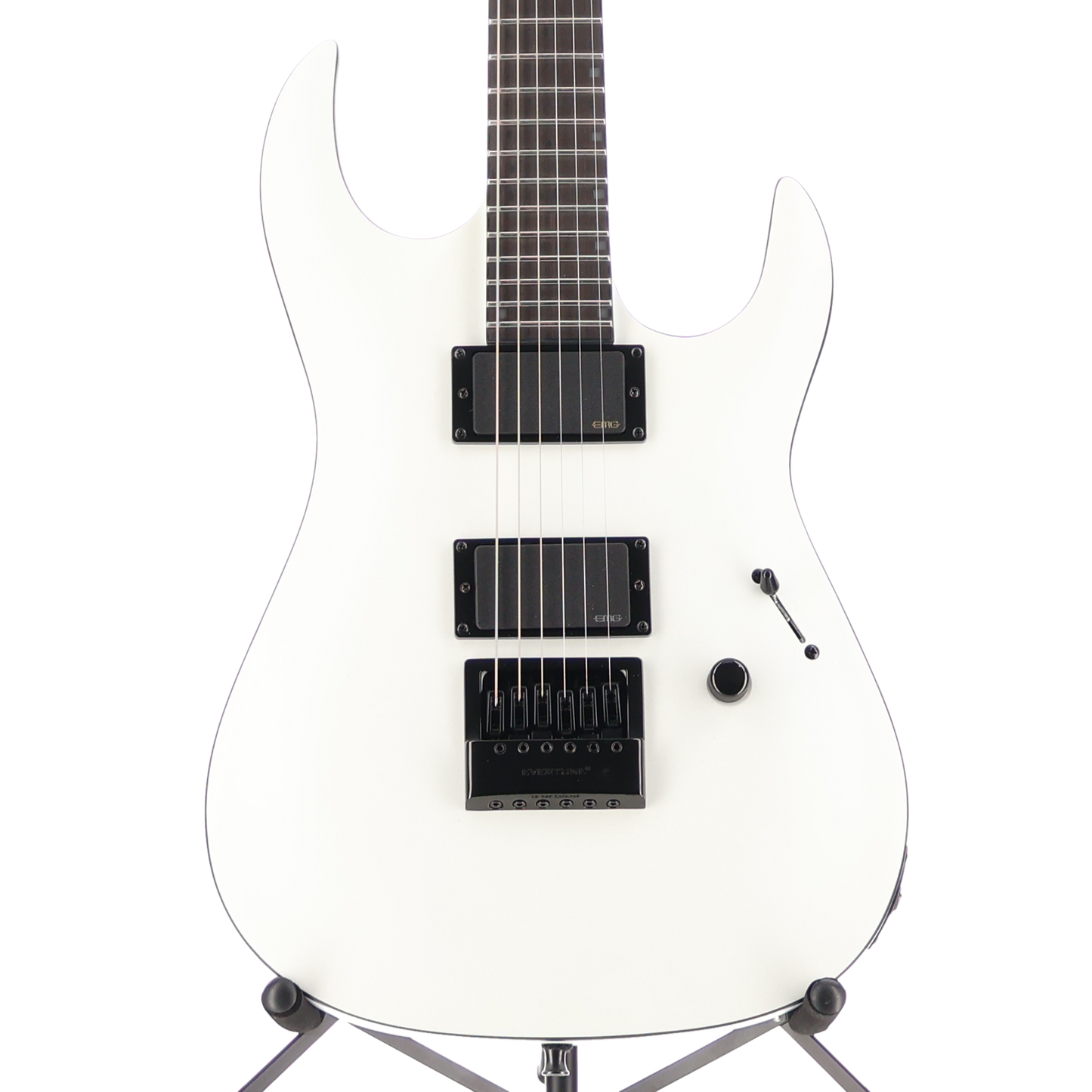 BC Rich Andy James Signature Assassin 6 Matte White - EMG 85 & 81 Pickup Mod (T1) (60330)