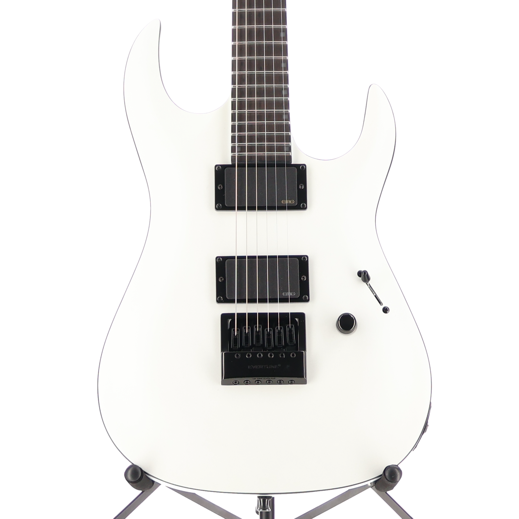 BC Rich Andy James Signature Assassin 6 Matte White - EMG 85 & 81 Pickup Mod (T1) (60330)