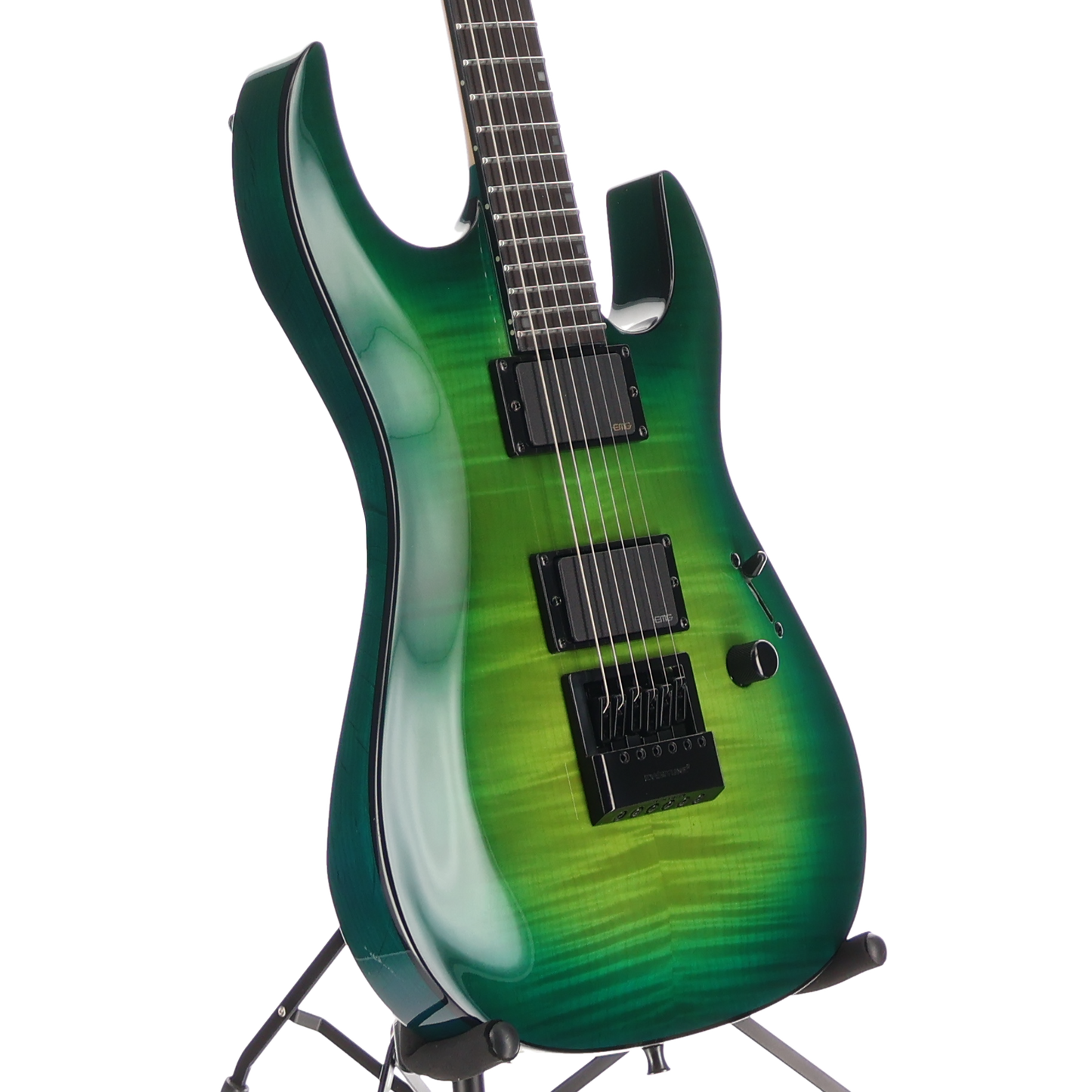 BC Rich Andy James Signature Assassin 6 Trans Green - EMG 85 & 81 Pickup Mod (SR) (60399)