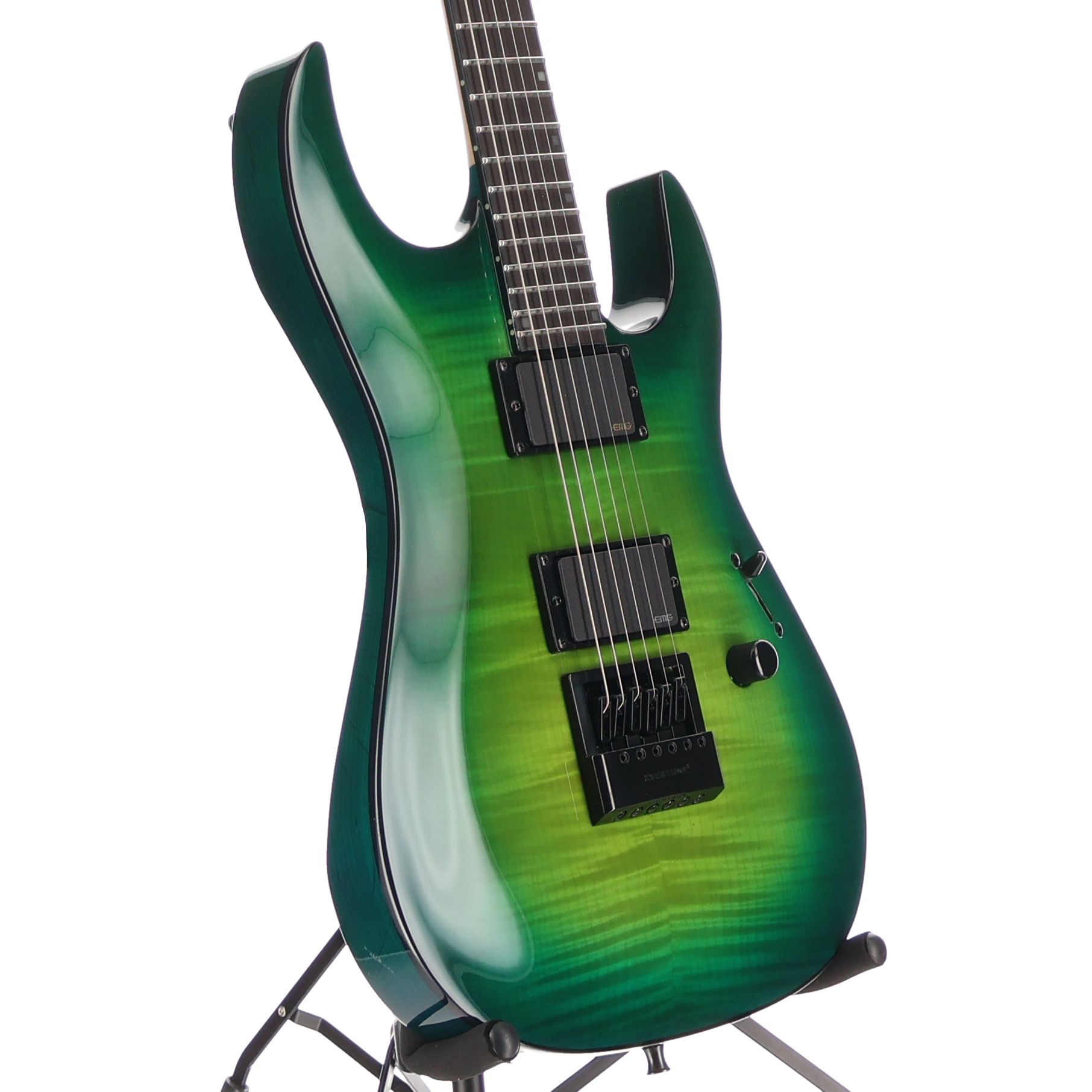 BC Rich Andy James Signature Assassin 6 Trans Green - EMG 85 & 81 Pickup Mod (SR) (60399)