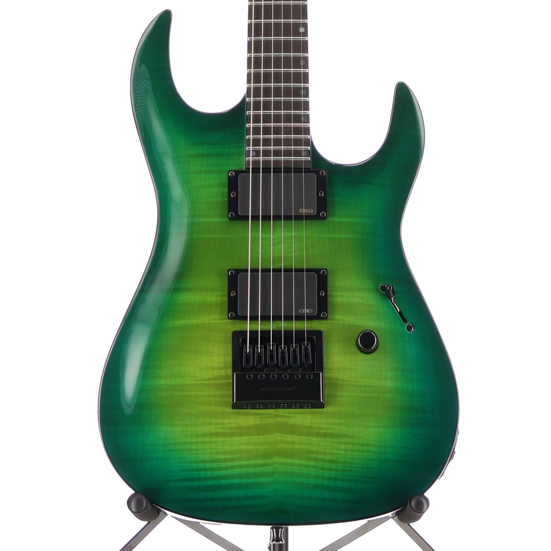 BC Rich Andy James Signature Assassin 6 Trans Green - EMG 85 & 81 Pickup Mod (SR) (60399)