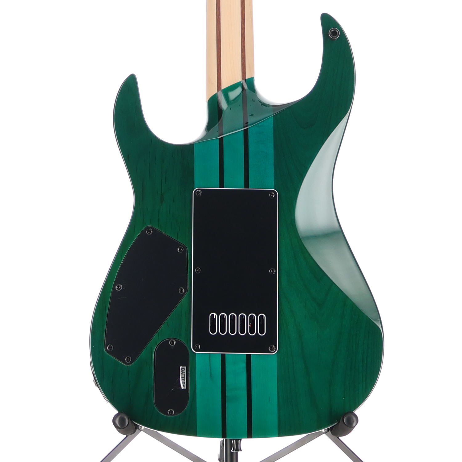 BC Rich Andy James Signature Assassin 6, Trans Green, Plays Great (Q9) (60338)