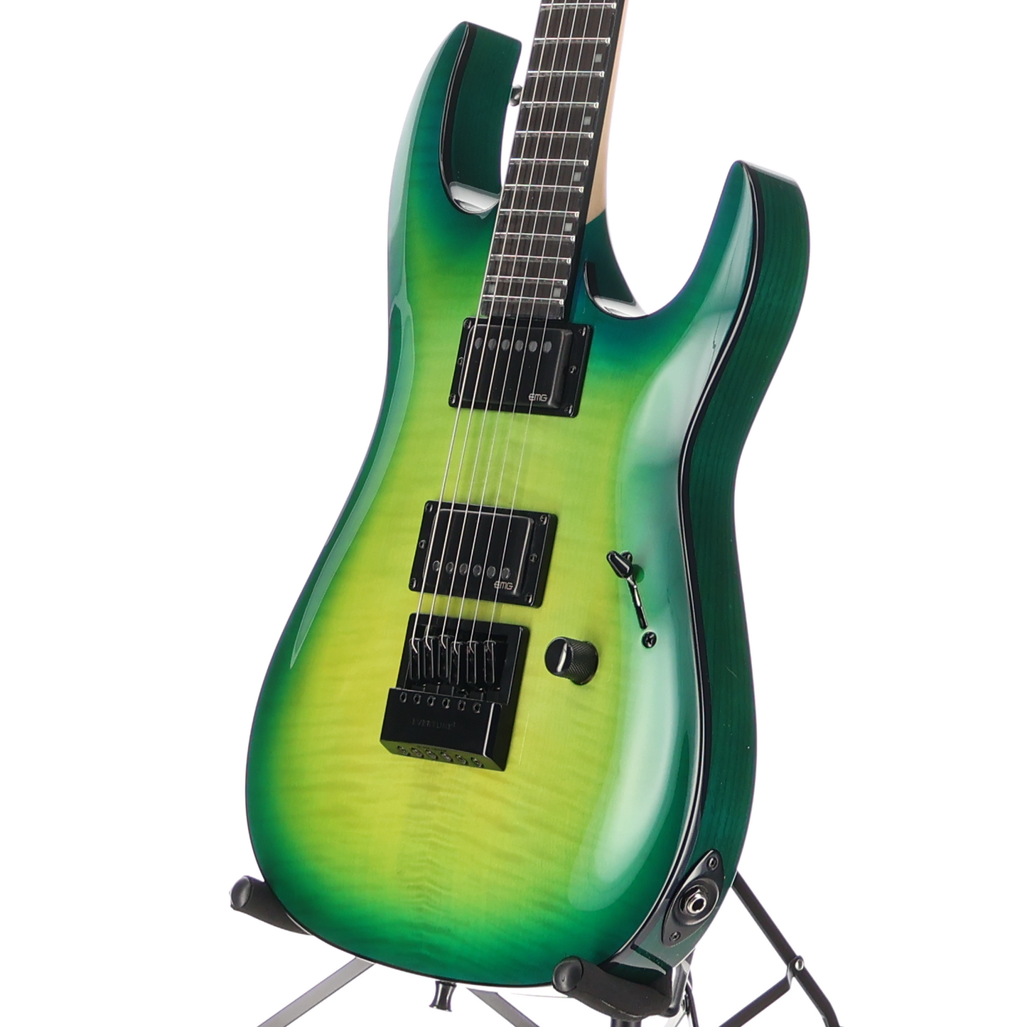 BC Rich Andy James Signature Assassin 6, Trans Green, Plays Great (Q9) (60338)