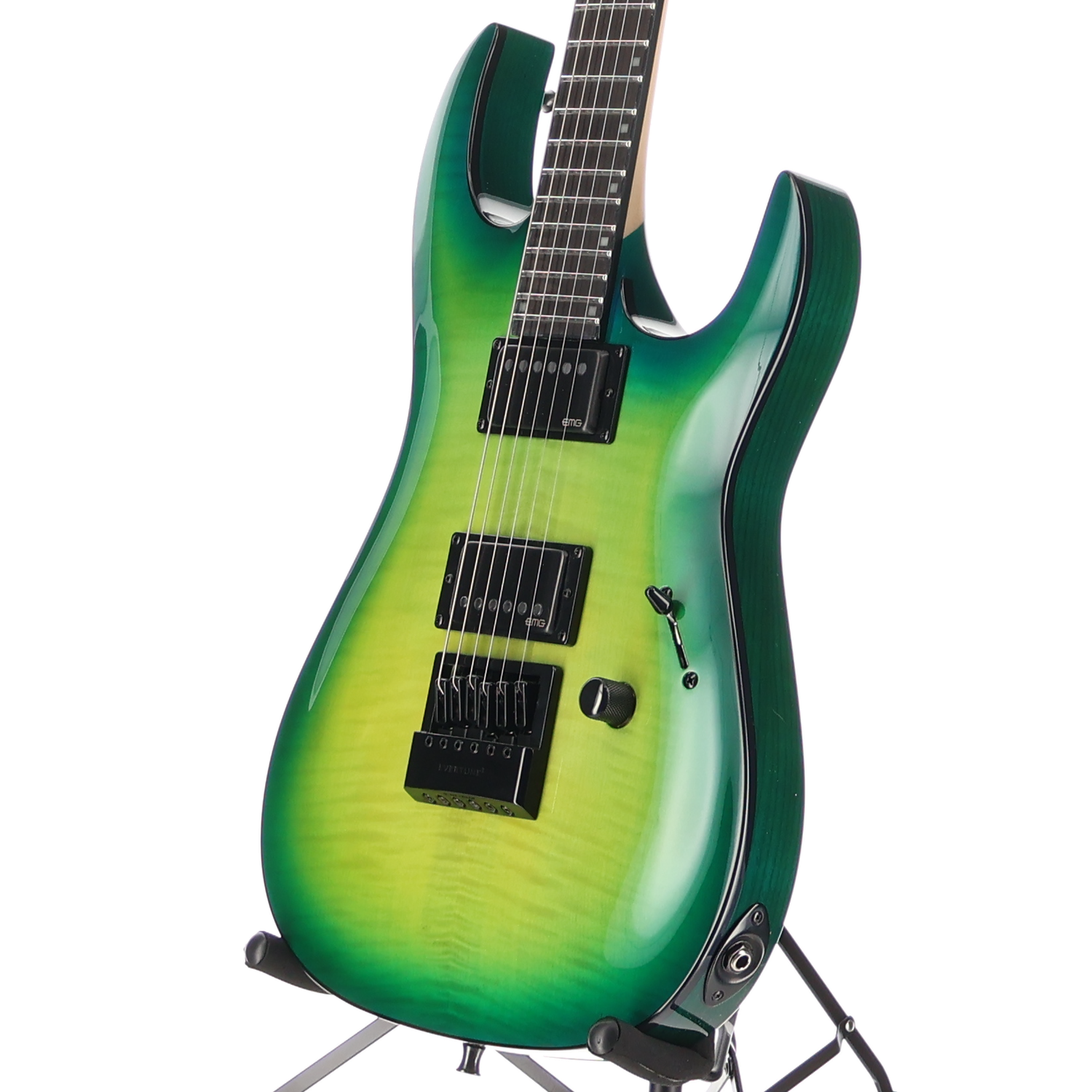 BC Rich Andy James Signature Assassin 6, Trans Green, Plays Great (Q9) (60338)