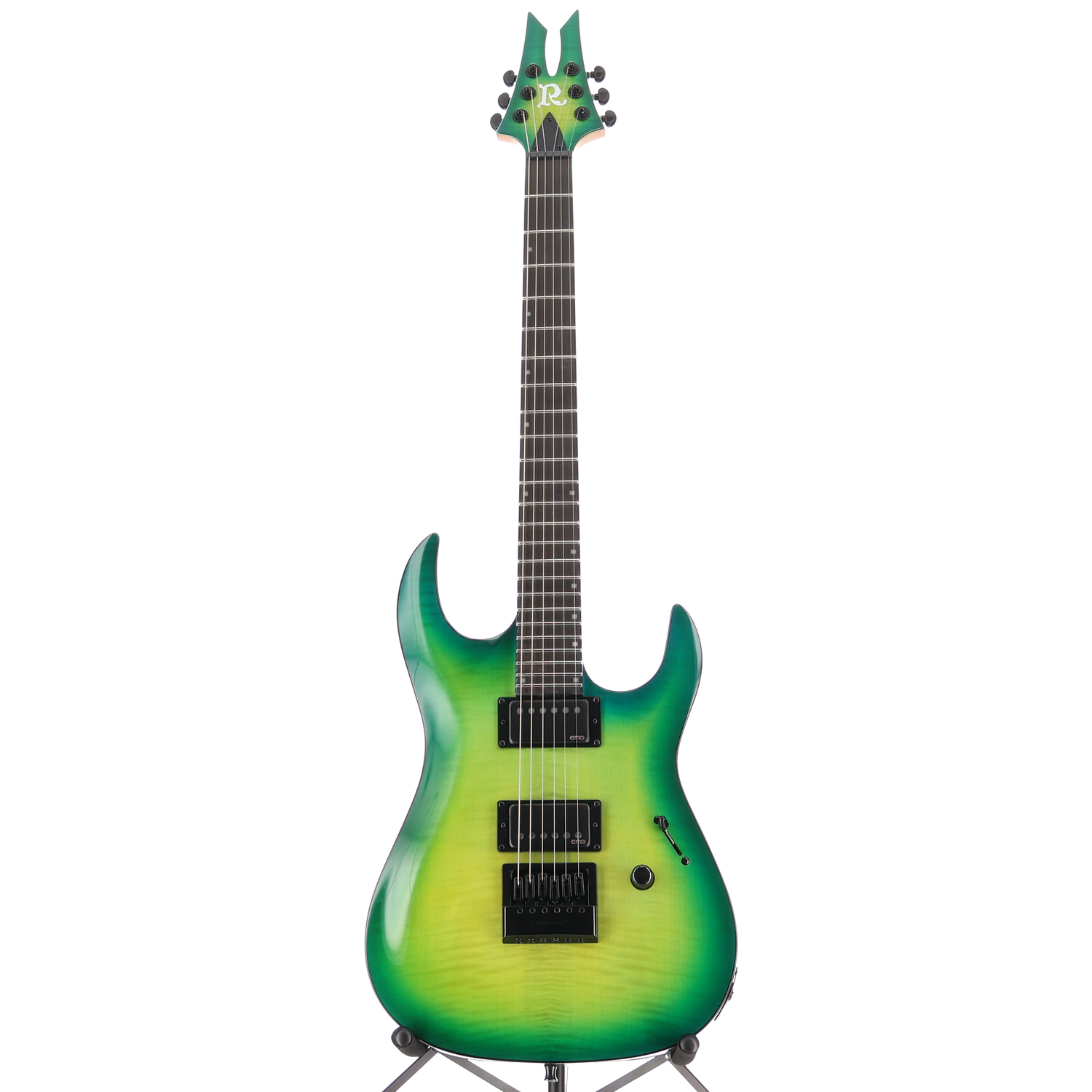 BC Rich Andy James Signature Assassin 6, Trans Green, Plays Great (Q9) (60338)