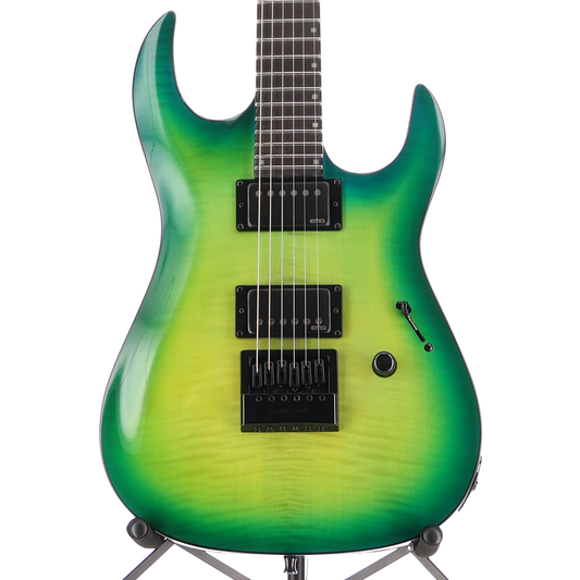 BC Rich Andy James Signature Assassin 6, Trans Green, Plays Great (Q9) (60338)