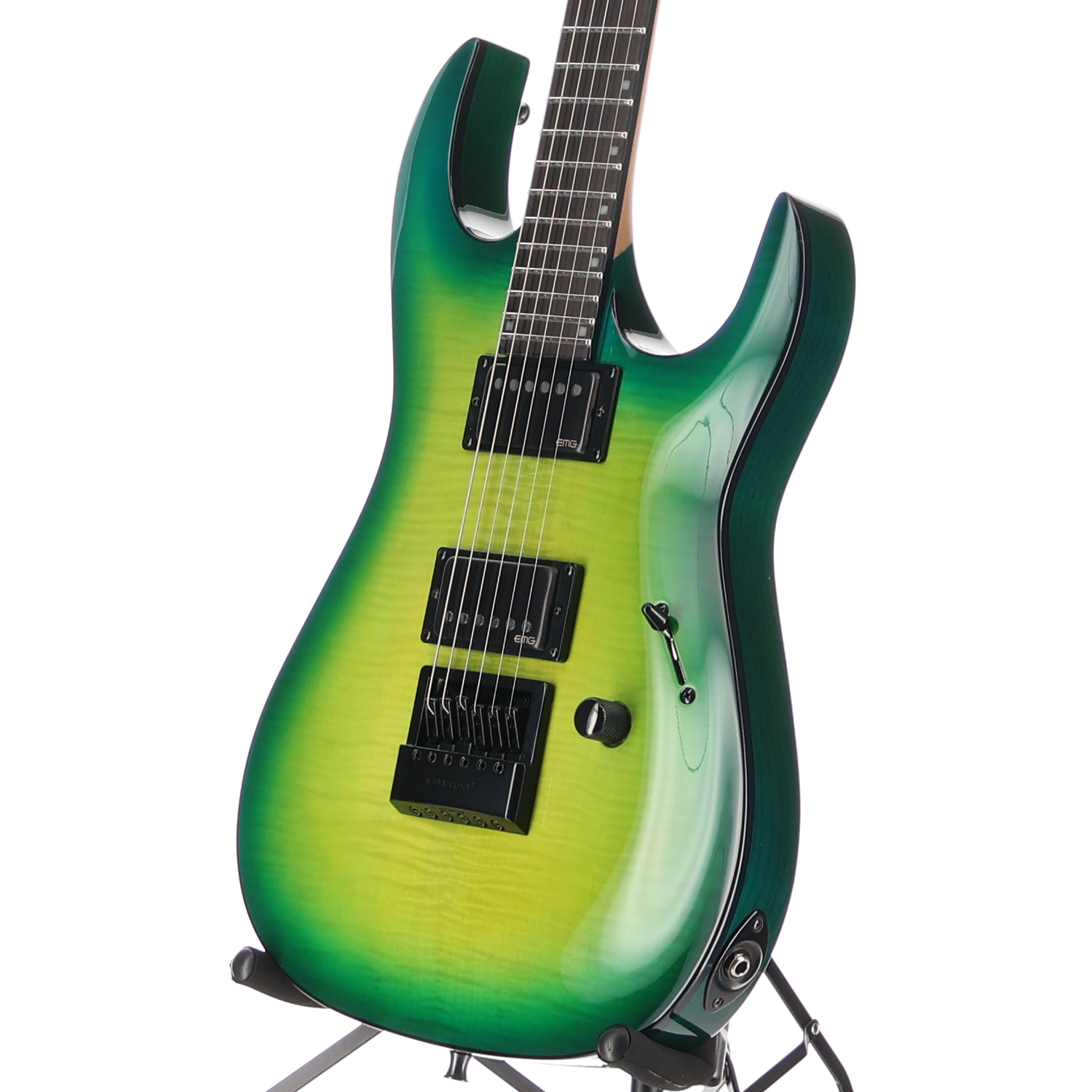 BC Rich Andy James Signature Assassin 6, Trans Green, Professional Setup (SR) (60344)