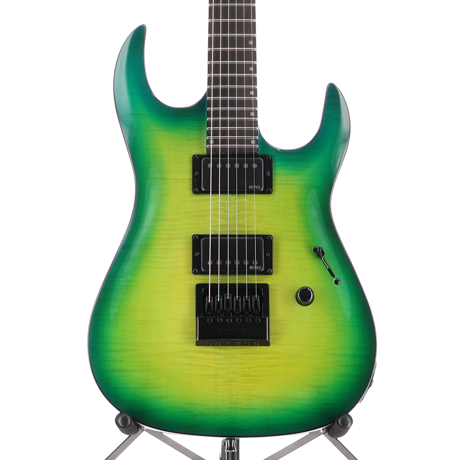 BC Rich Andy James Signature Assassin 6, Trans Green, Professional Setup (SR) (60344)