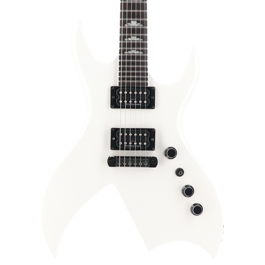 BC Rich B Legacy 2023 Nyatoh Body Maple Neck, Ebony - Pearl White (SR) (40203)