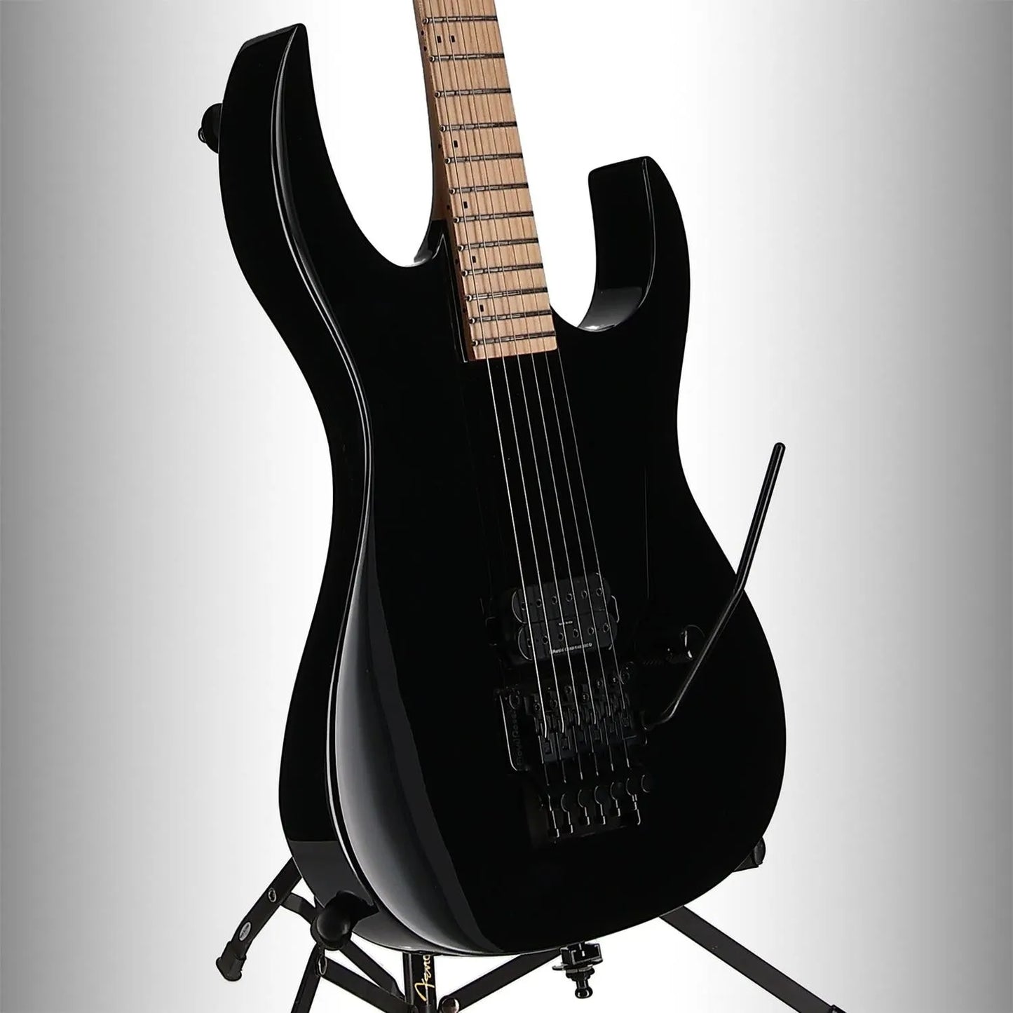 BC Rich Gunslinger II Prophecy with Nyatoh Body, Maple Neck, Maple Fingerboard, and 1 Humbucking Pickup - Black Pearl (G9) (60043)