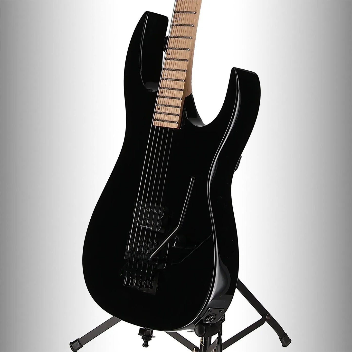 BC Rich Gunslinger II Prophecy with Nyatoh Body, Maple Neck, Maple Fingerboard, and 1 Humbucking Pickup - Black Pearl (G9) (60043)