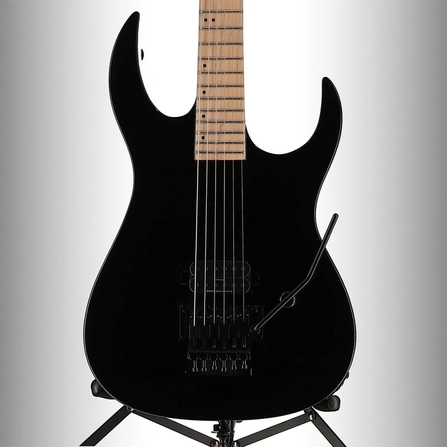 BC Rich Gunslinger II Prophecy with Nyatoh Body, Maple Neck, Maple Fingerboard, and 1 Humbucking Pickup - Black Pearl (G9) (60043)