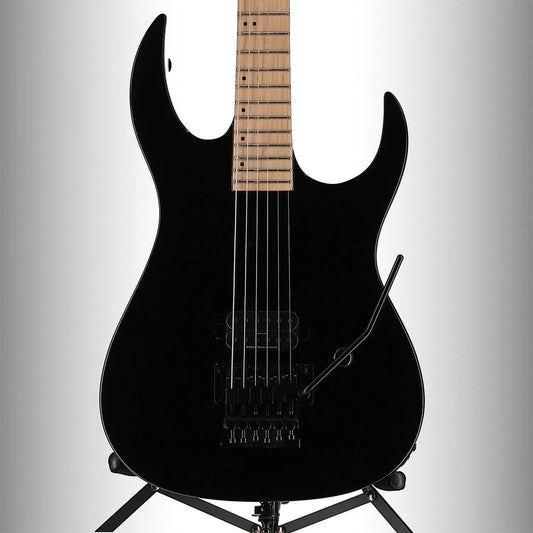 BC Rich Gunslinger II Prophecy with Nyatoh Body, Maple Neck, Maple Fingerboard, and 1 Humbucking Pickup - Black Pearl (G9) (60043)