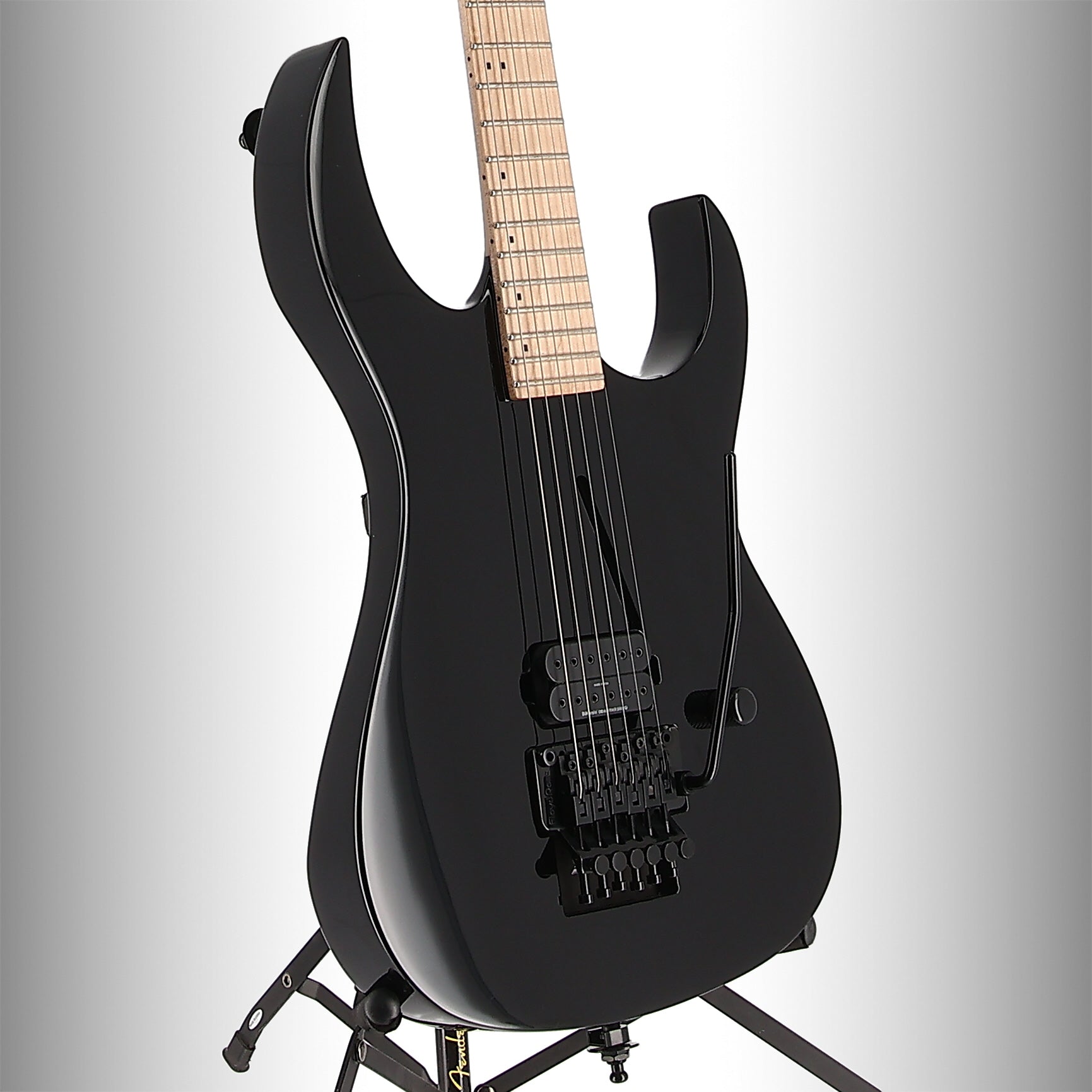 BC Rich Gunslinger II Prophecy with Nyatoh Body, Maple Neck, Maple Fingerboard, and 1 Humbucking Pickup - Black Pearl (SR) (60050)