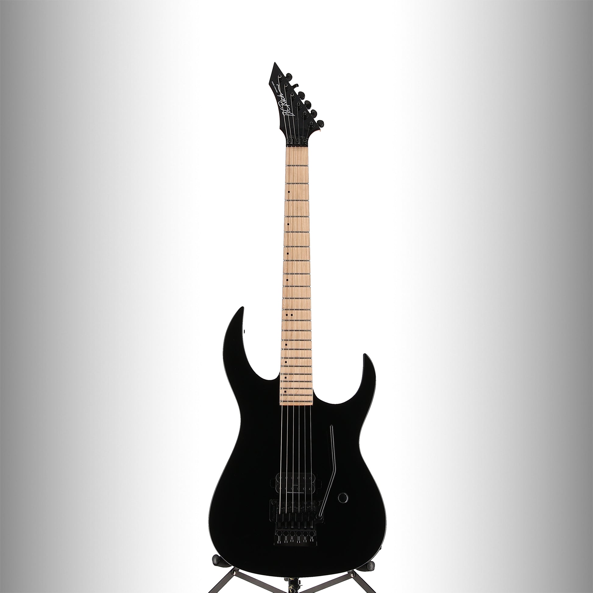 BC Rich Gunslinger II Prophecy with Nyatoh Body, Maple Neck, Maple Fingerboard, and 1 Humbucking Pickup - Black Pearl (SR) (60050)