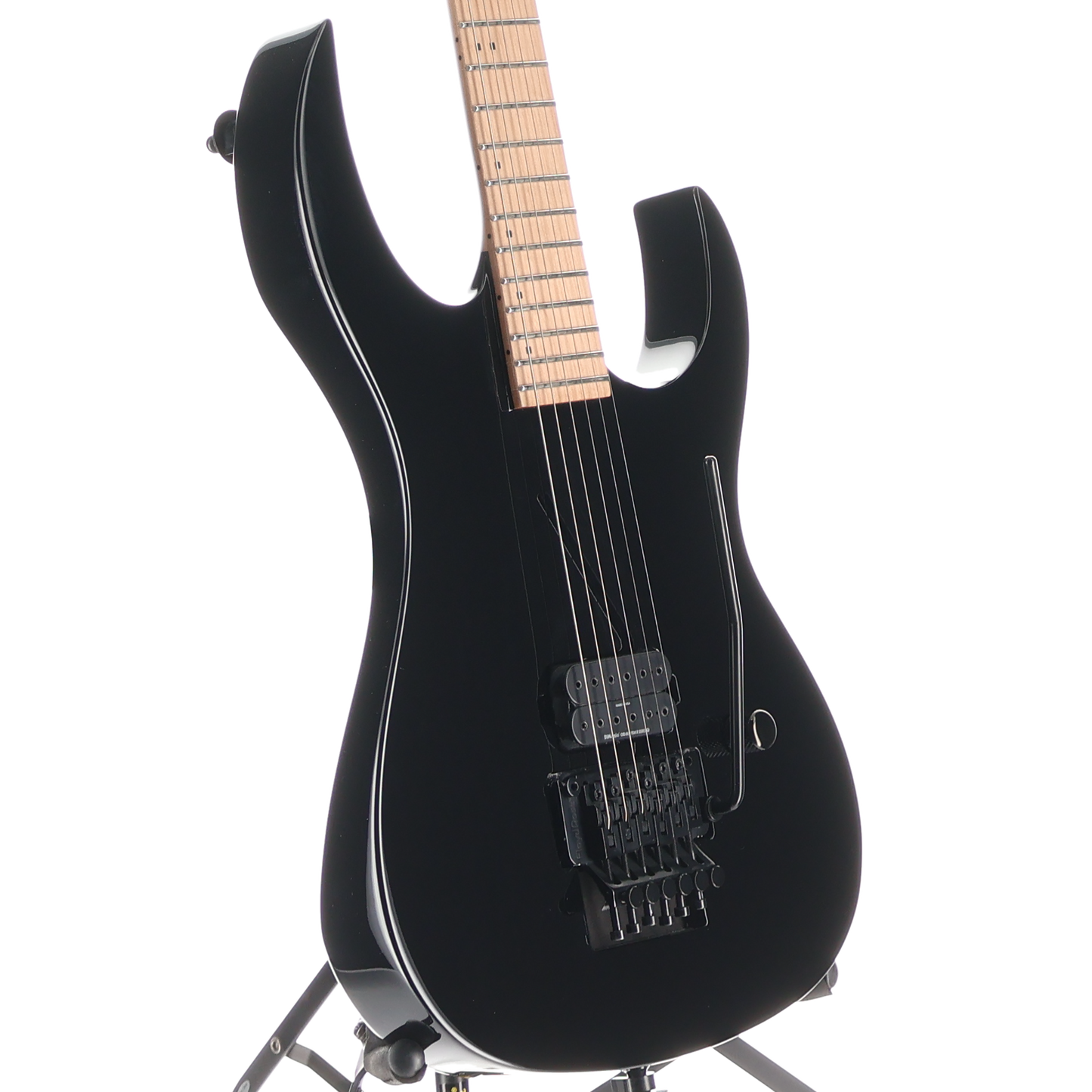 BC Rich Gunslinger II Prophecy with Nyatoh Body, Maple Neck, Maple Fingerboard, and 1 Humbucking Pickup - Black Pearl (W4) (60066)