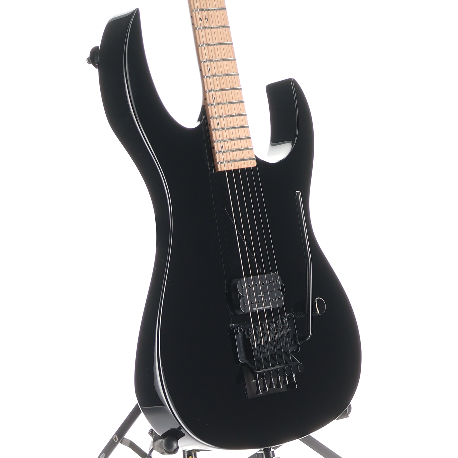 BC Rich Gunslinger II Prophecy with Nyatoh Body, Maple Neck, Maple Fingerboard, and 1 Humbucking Pickup - Black Pearl (W4) (60066)