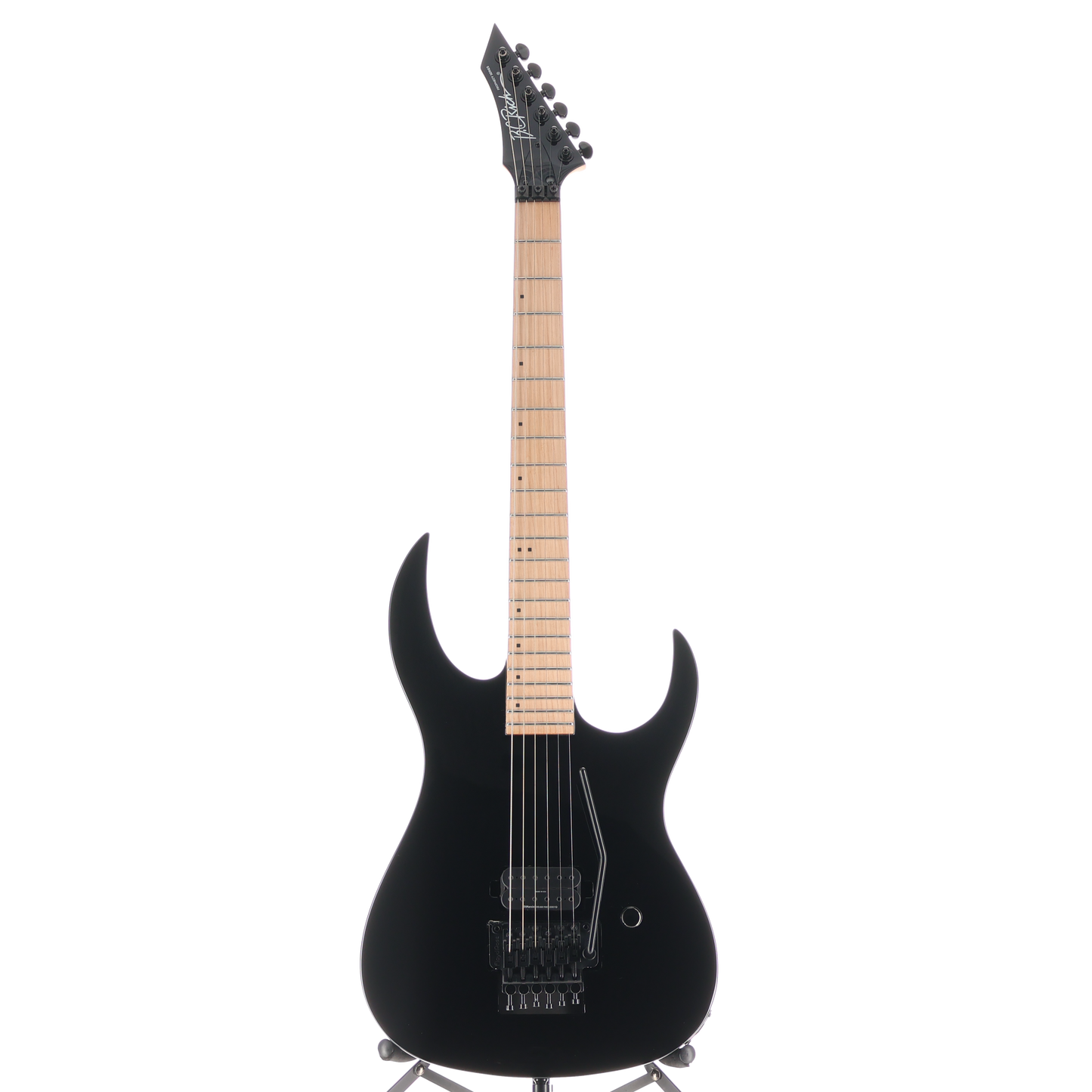 BC Rich Gunslinger II Prophecy with Nyatoh Body, Maple Neck, Maple Fingerboard, and 1 Humbucking Pickup - Black Pearl (W4) (60066)