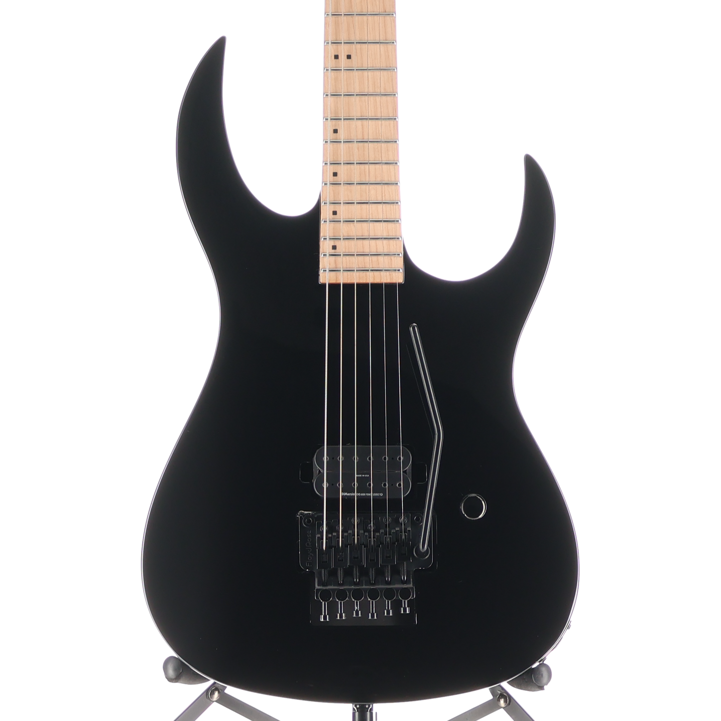 BC Rich Gunslinger II Prophecy with Nyatoh Body, Maple Neck, Maple Fingerboard, and 1 Humbucking Pickup - Black Pearl (W4) (60066)