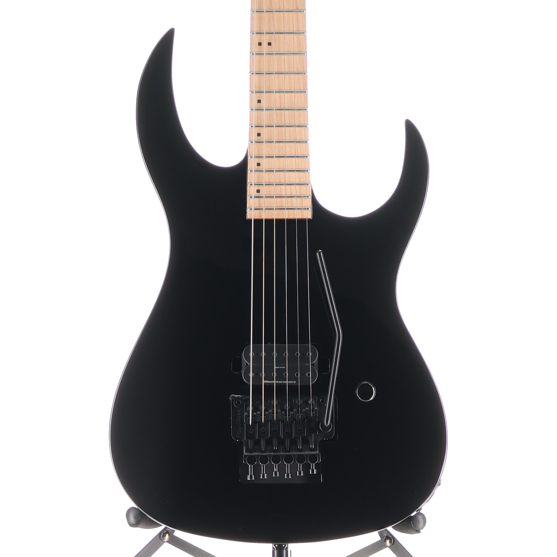 BC Rich Gunslinger II Prophecy with Nyatoh Body, Maple Neck, Maple Fingerboard, and 1 Humbucking Pickup - Black Pearl (W4) (60066)