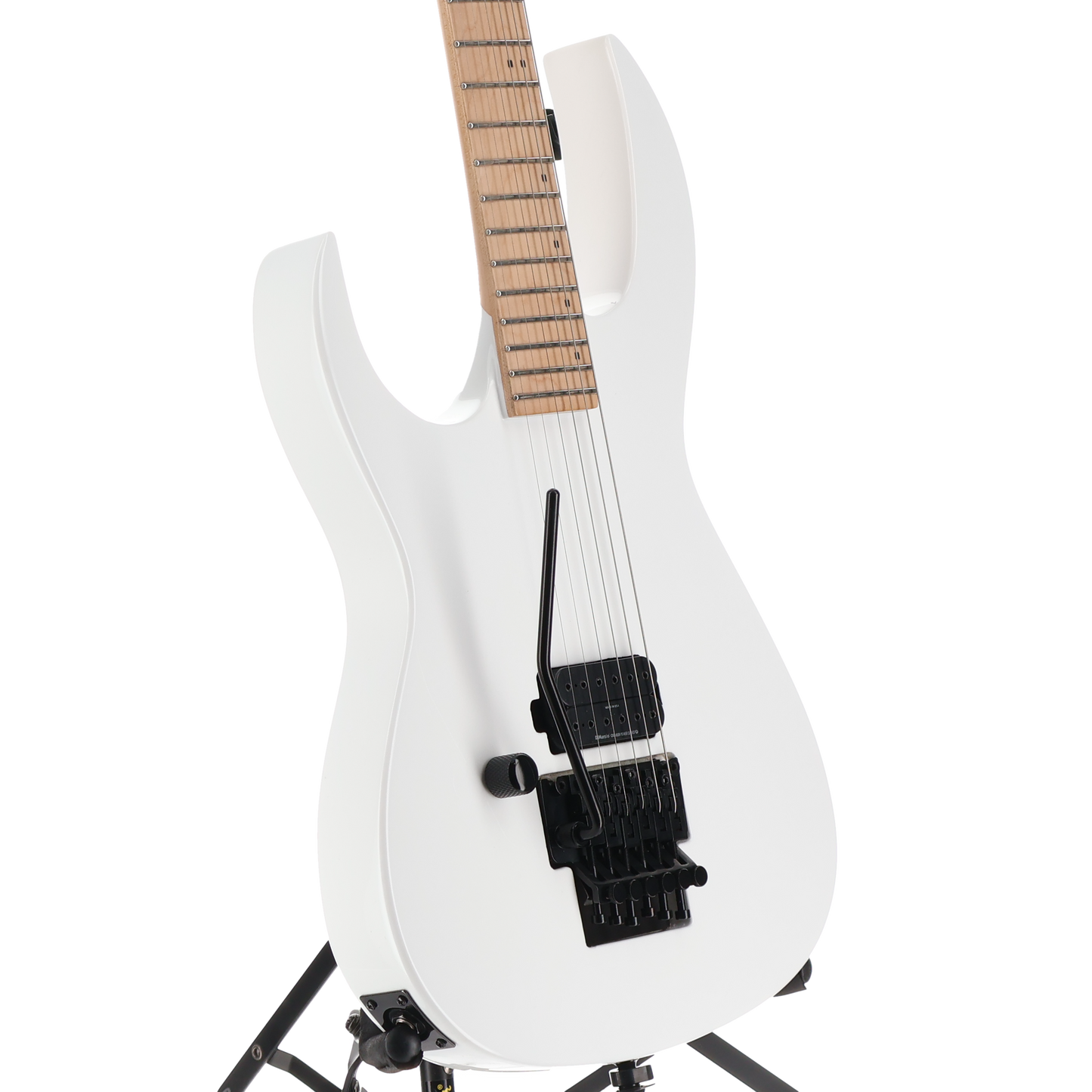 BC Rich Gunslinger II Prophecy with Nyatoh Body, Maple Neck, Maple Fingerboard, and 1 Humbucking Pickup, Left Handed - White Pearl (G4) (60067)