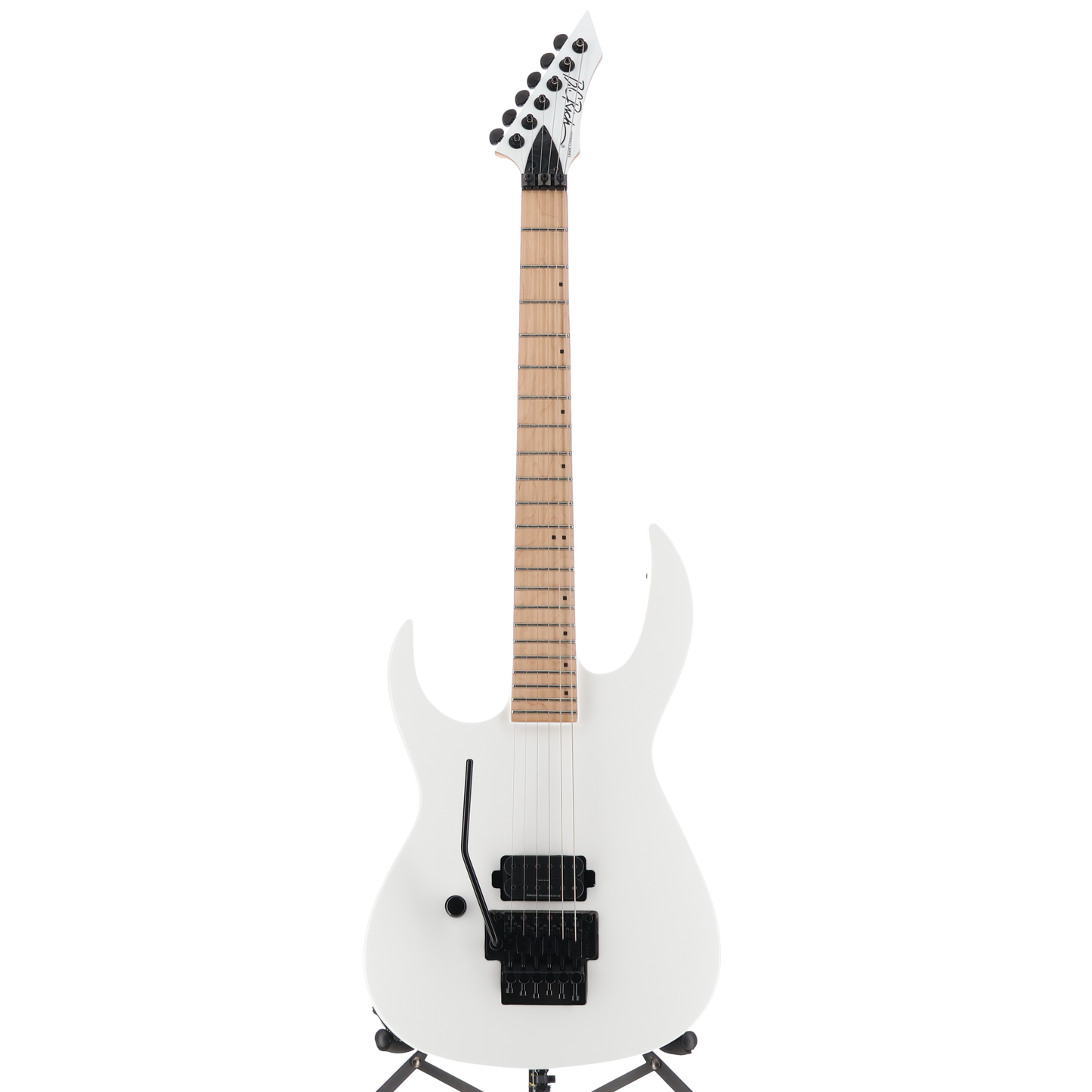 BC Rich Gunslinger II Prophecy with Nyatoh Body, Maple Neck, Maple Fingerboard, and 1 Humbucking Pickup, Left Handed - White Pearl (G4) (60067)