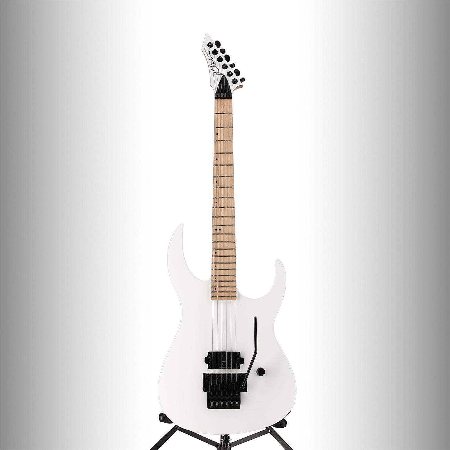 BC Rich Gunslinger II Prophecy with Nyatoh Body, Maple Neck, Maple Fingerboard, and 1 Humbucking Pickup - White Pearl (M11) (60068)