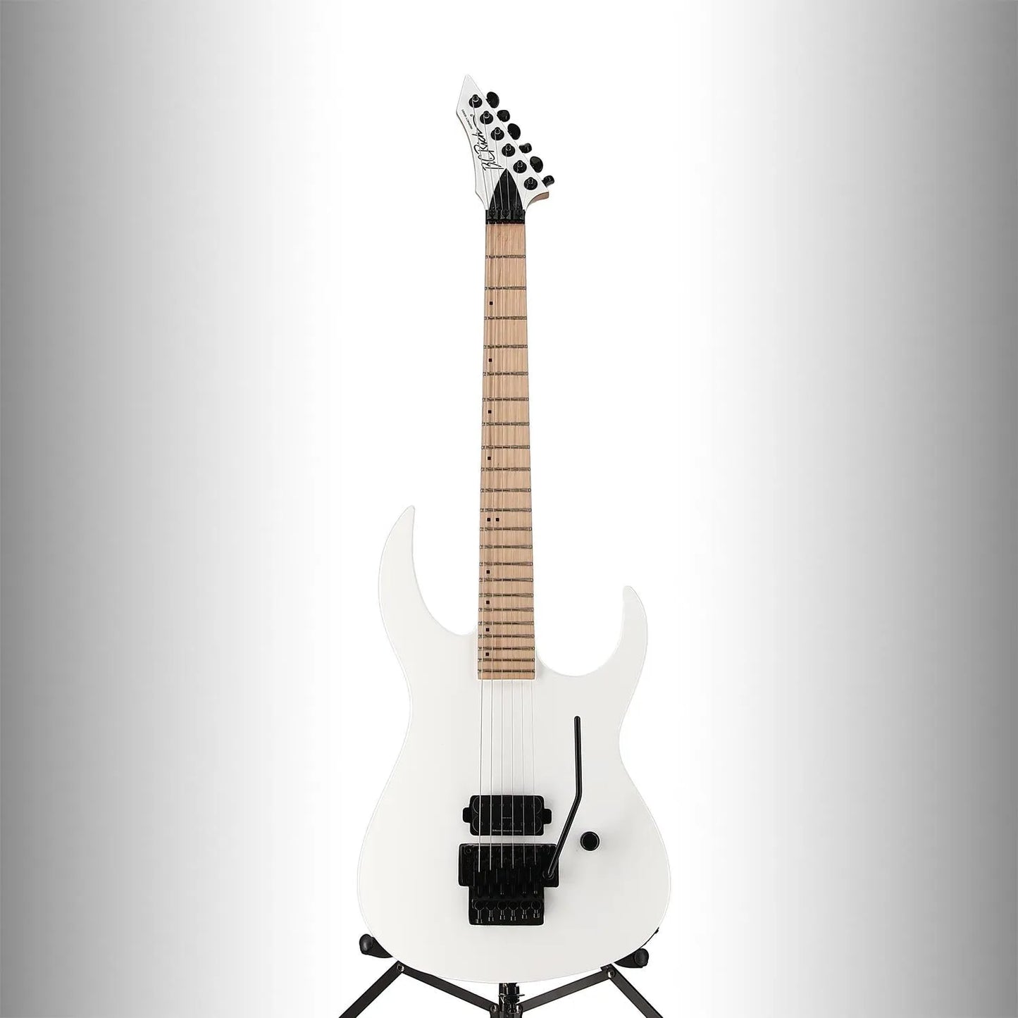 BC Rich Gunslinger II Prophecy with Nyatoh Body, Maple Neck, Maple Fingerboard, and 1 Humbucking Pickup - White Pearl (M11) (60068)