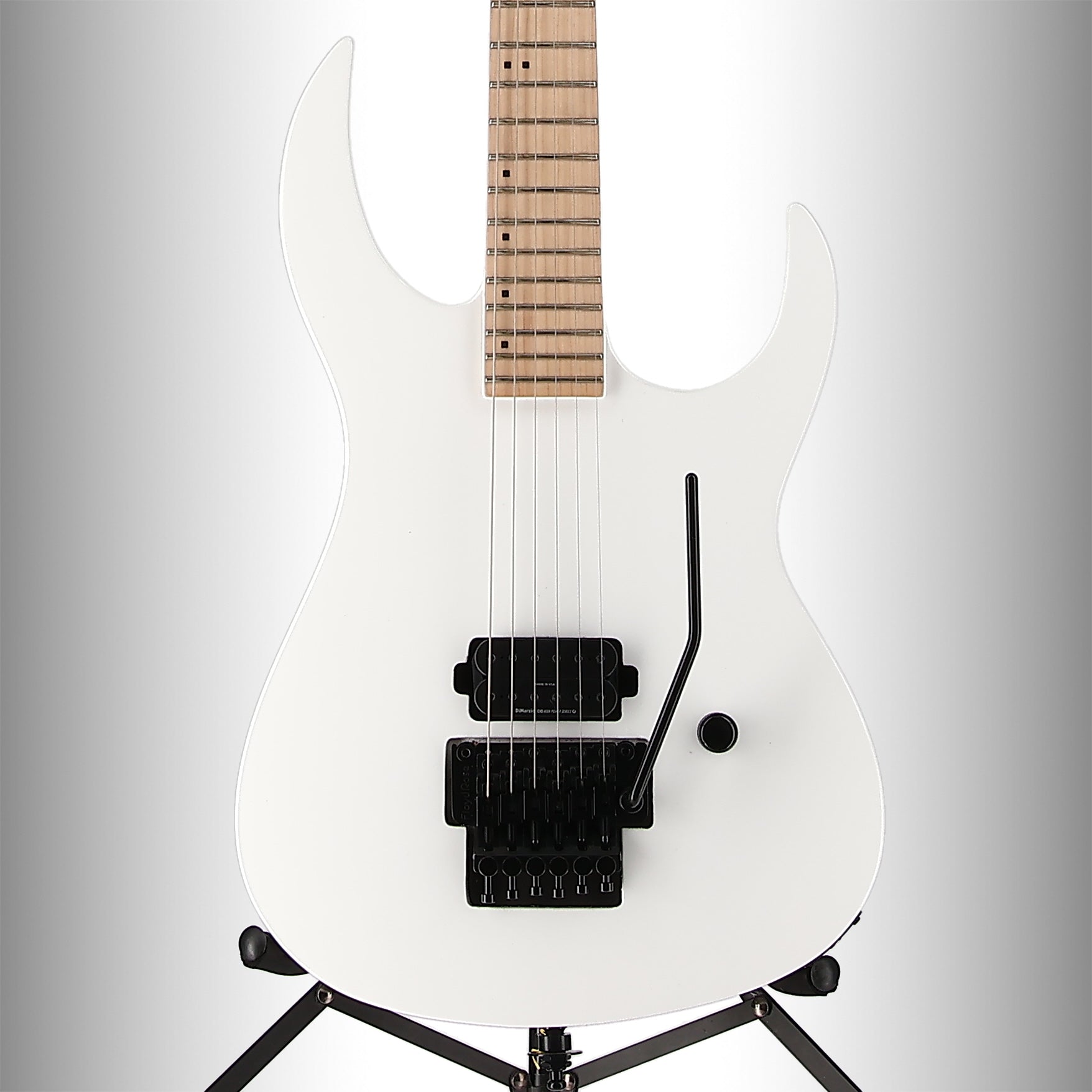 BC Rich Gunslinger II Prophecy with Nyatoh Body, Maple Neck, Maple Fingerboard, and 1 Humbucking Pickup - White Pearl (M11) (60068)