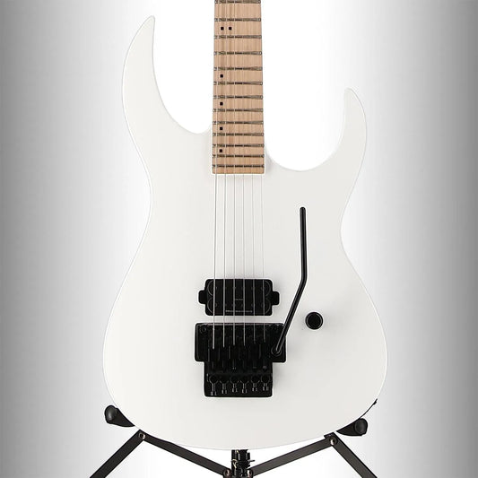 BC Rich Gunslinger II Prophecy with Nyatoh Body, Maple Neck, Maple Fingerboard, and 1 Humbucking Pickup - White Pearl (M11) (60068)