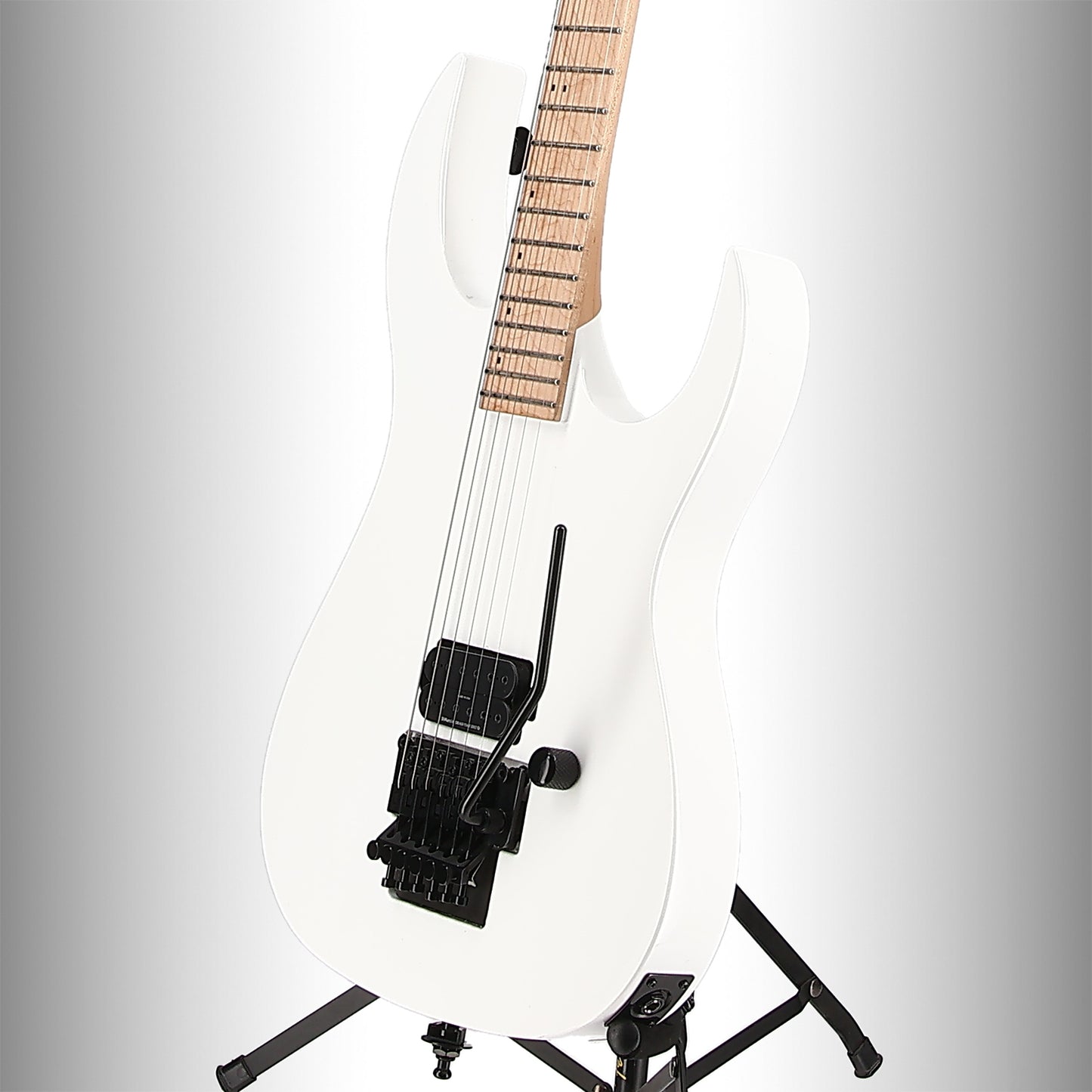 BC Rich Gunslinger II Prophecy with Nyatoh Body, Maple Neck, Maple Fingerboard, and 1 Humbucking Pickup - White Pearl (M2) (60054)