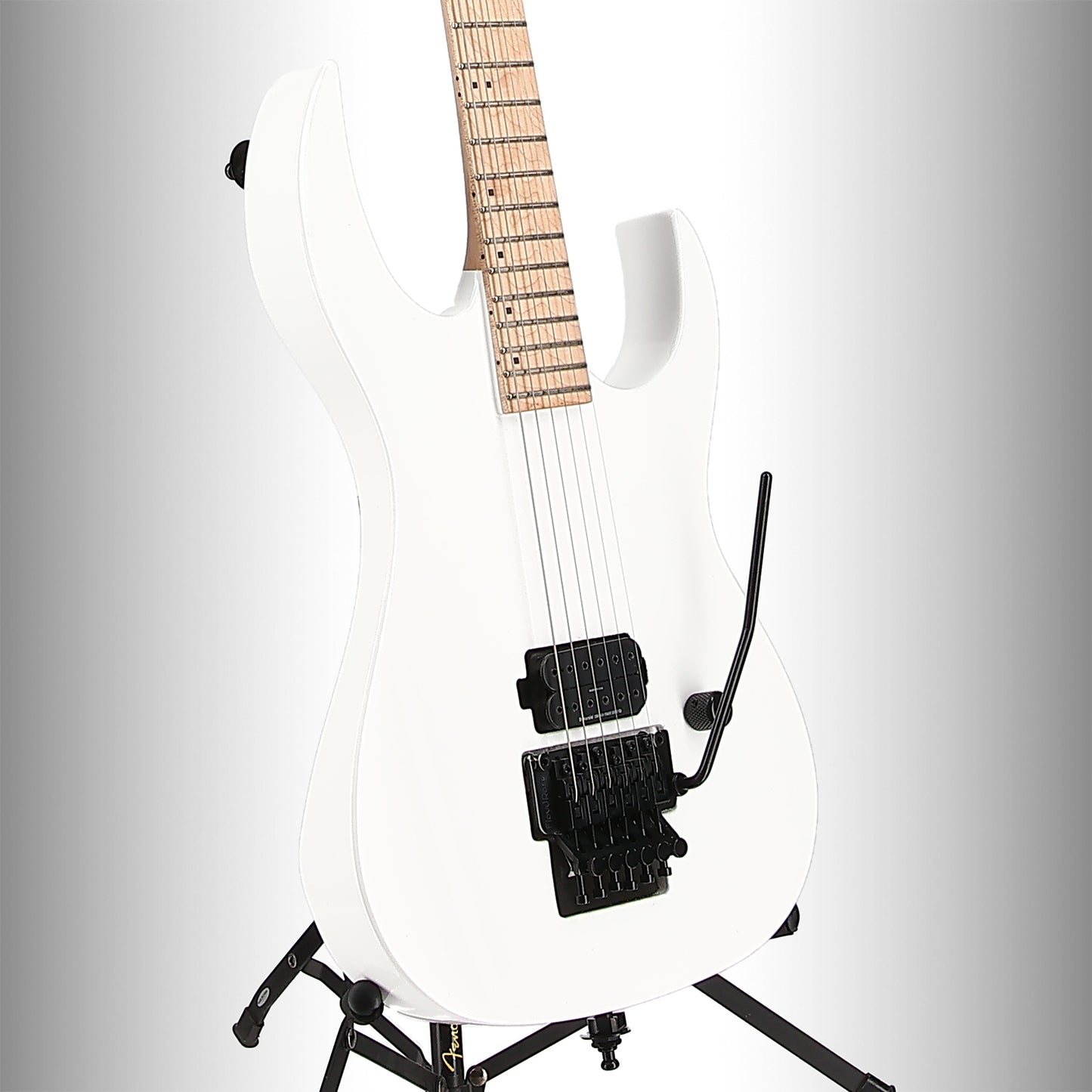 BC Rich Gunslinger II Prophecy with Nyatoh Body, Maple Neck, Maple Fingerboard, and 1 Humbucking Pickup - White Pearl (M2) (60054)