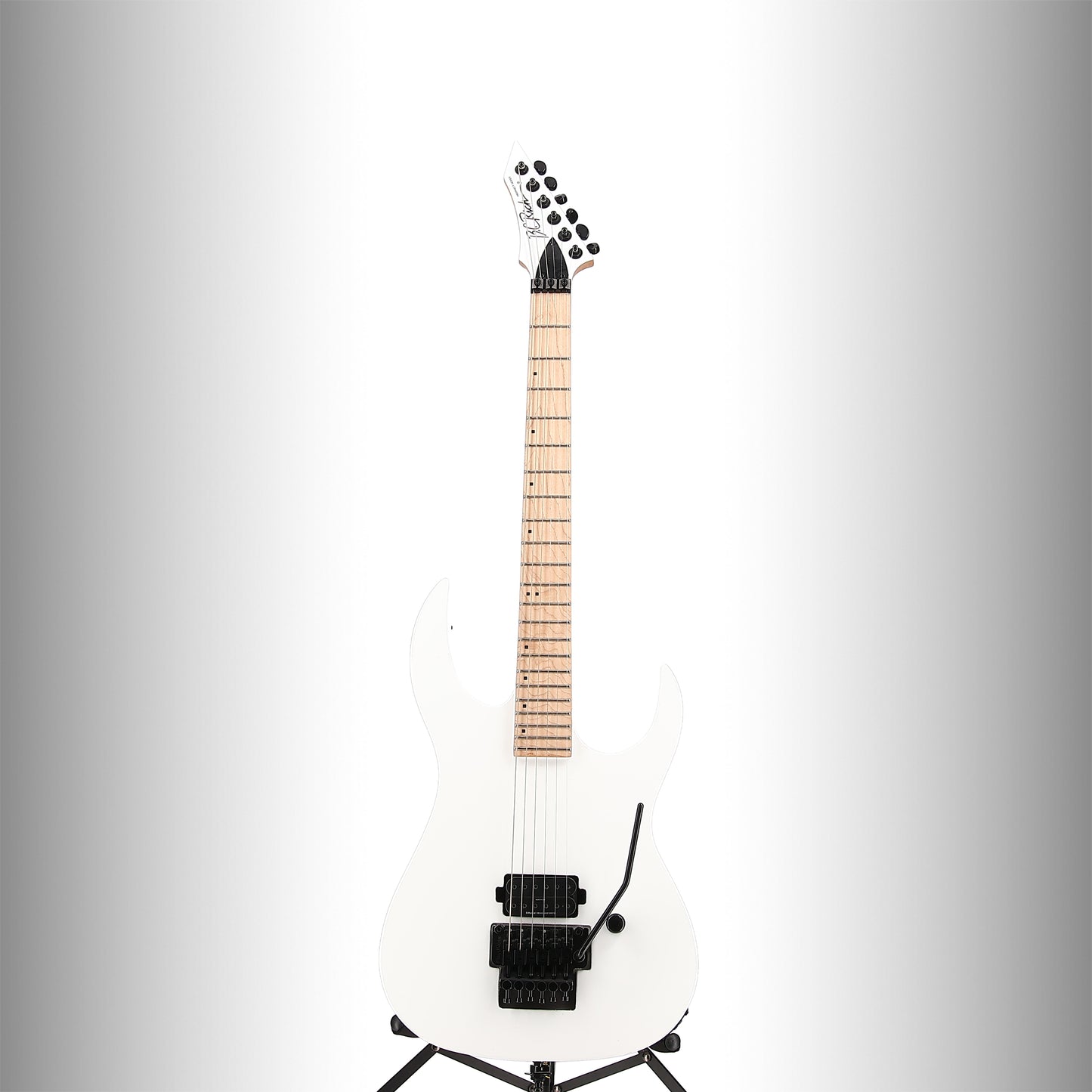 BC Rich Gunslinger II Prophecy with Nyatoh Body, Maple Neck, Maple Fingerboard, and 1 Humbucking Pickup - White Pearl (M2) (60054)