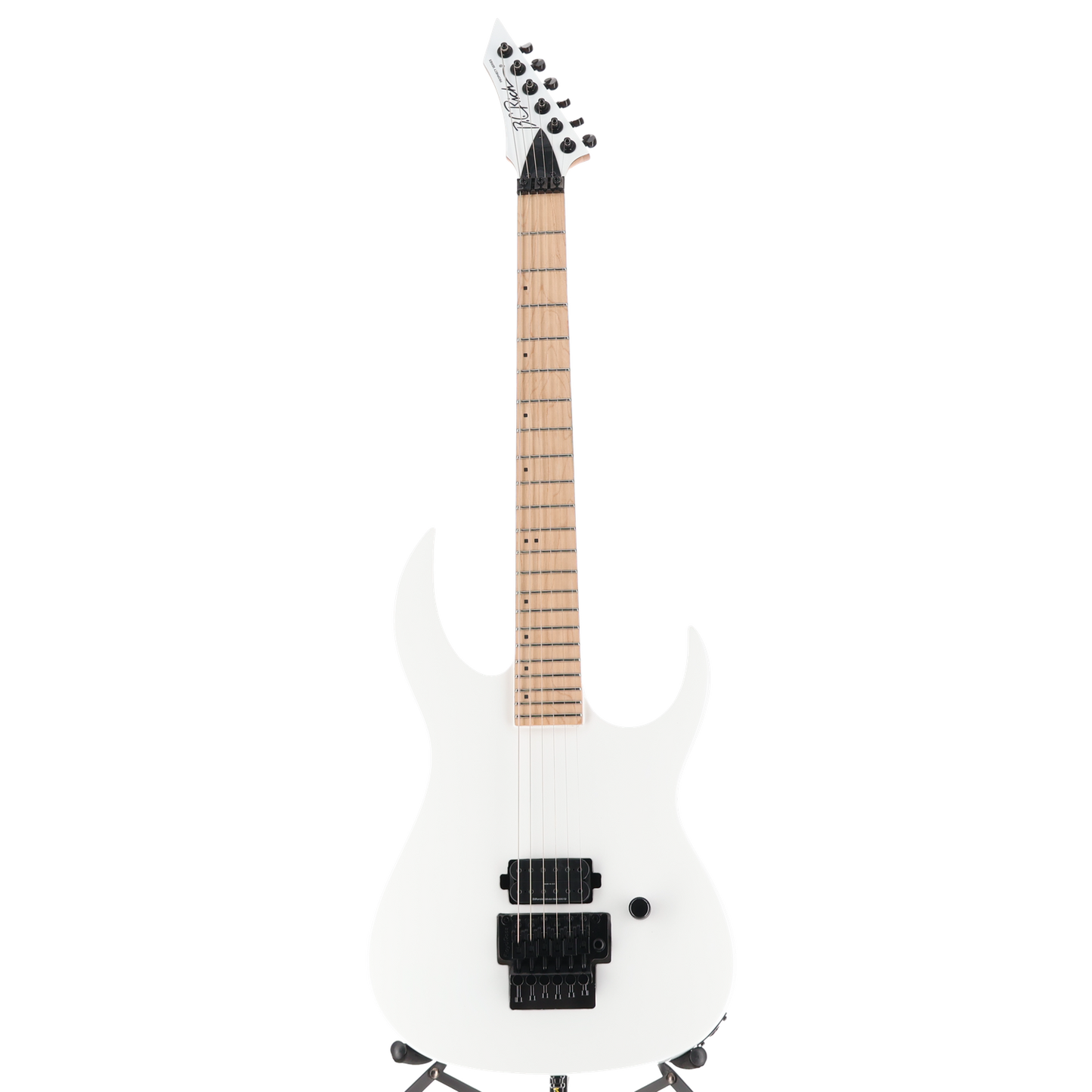 BC Rich Gunslinger II Prophecy with Nyatoh Body, Maple Neck, Maple Fingerboard, and 1 Humbucking Pickup - White Pearl (SR) (60052)