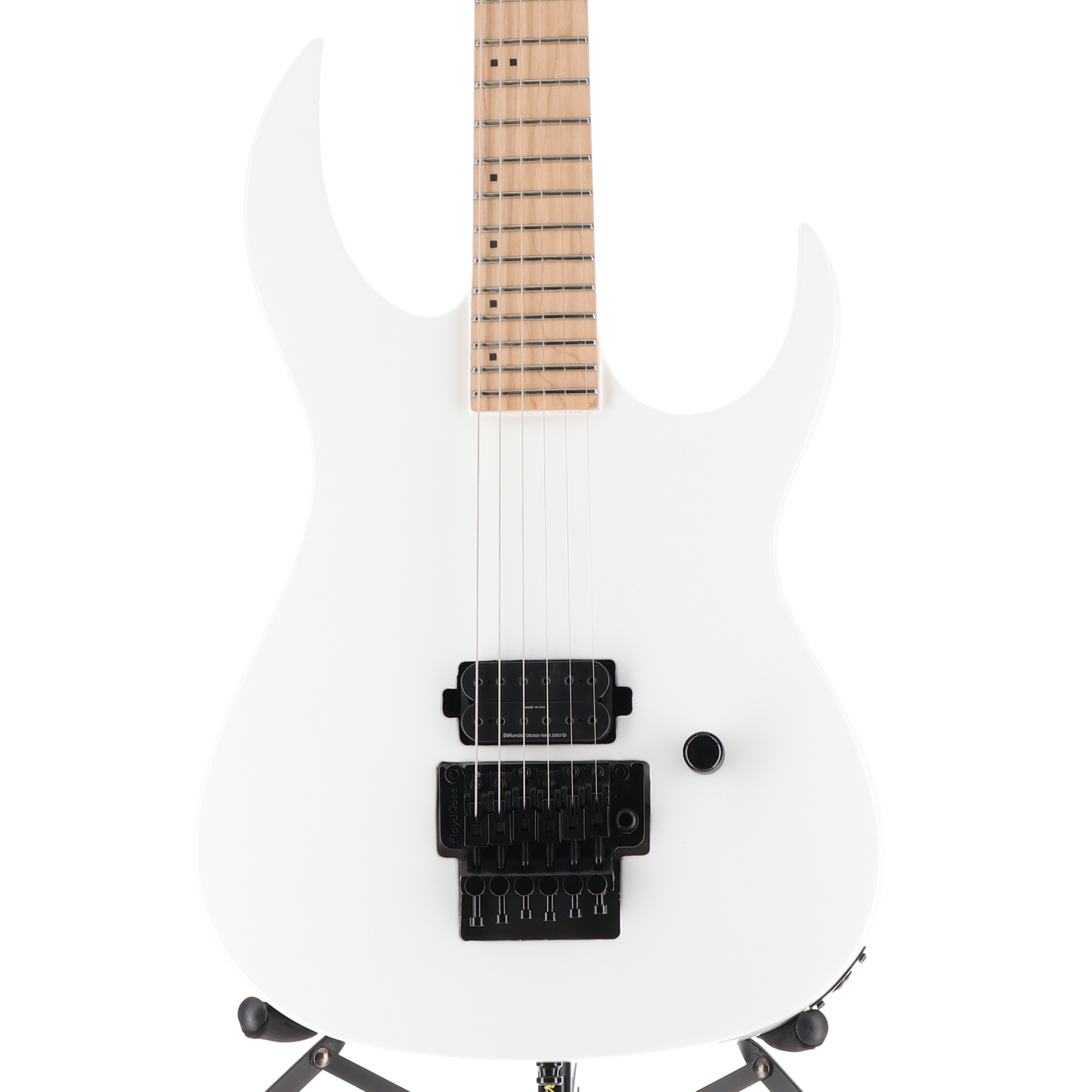 BC Rich Gunslinger II Prophecy with Nyatoh Body, Maple Neck, Maple Fingerboard, and 1 Humbucking Pickup - White Pearl (SR) (60052)