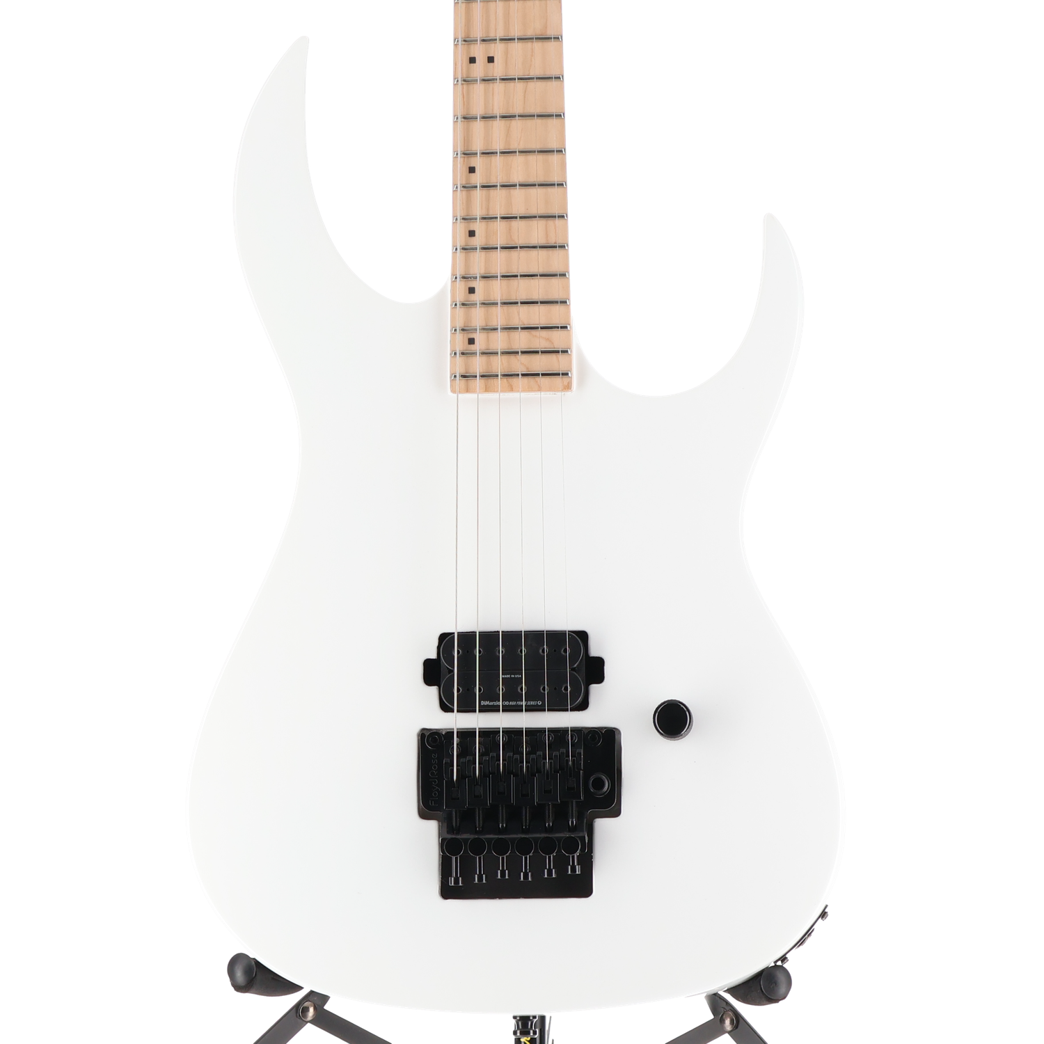 BC Rich Gunslinger II Prophecy with Nyatoh Body, Maple Neck, Maple Fingerboard, and 1 Humbucking Pickup - White Pearl (SR) (60052)