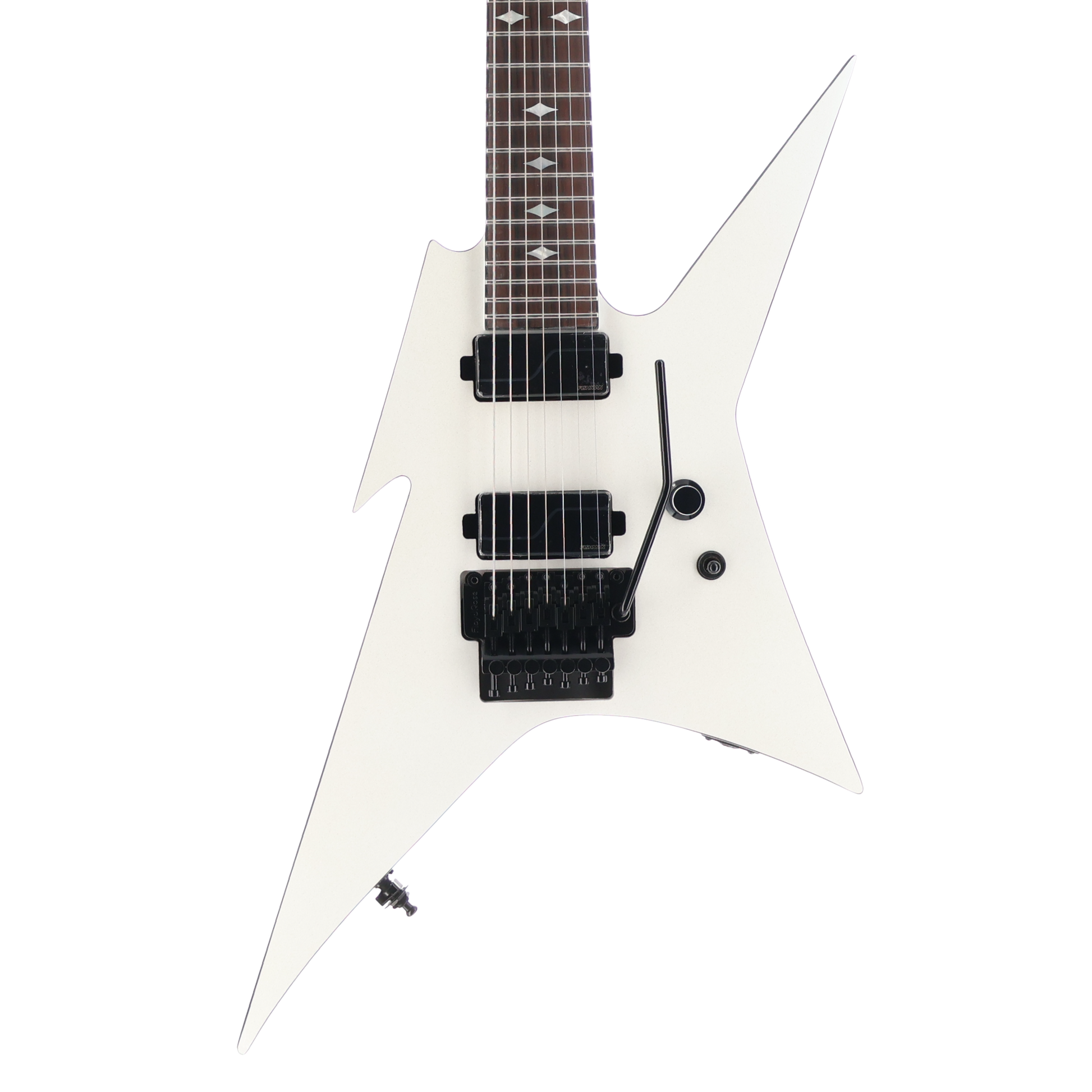 BC Rich Ironbird Extreme MK2, 7 string with Floyd Rose - Glitter White, Plays Great (AA6) (40145) (40145)