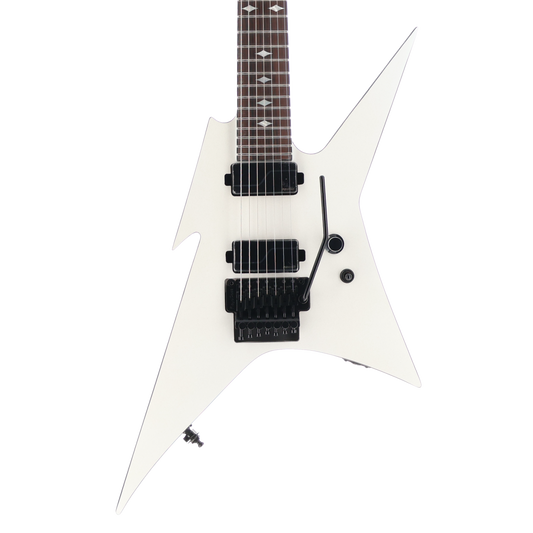 BC Rich Ironbird Extreme MK2, 7 string with Floyd Rose - Glitter White, Plays Great (AA6) (40145) (40145)