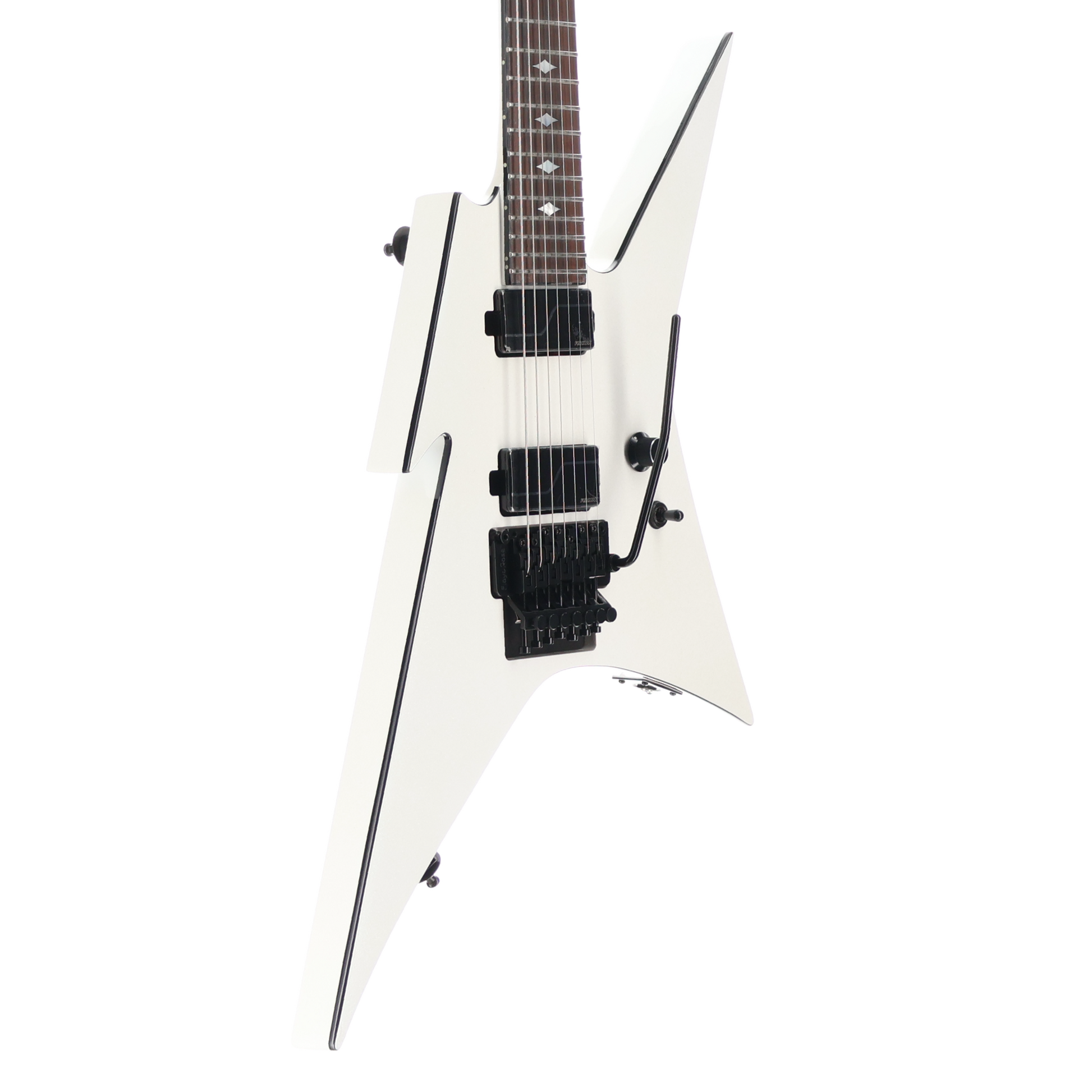 BC Rich Ironbird Extreme MK2, 7 string with Floyd Rose - Glitter White, Plays Great (AA6) (40145) (40145)
