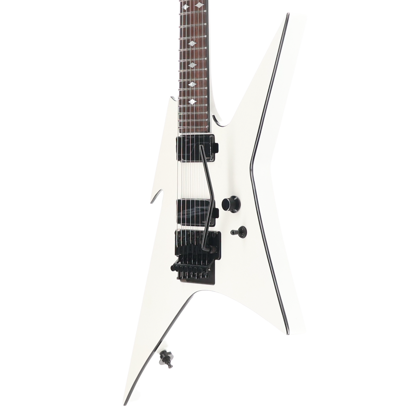 BC Rich Ironbird Extreme MK2, 7 string with Floyd Rose - Glitter White (SR) (40134)