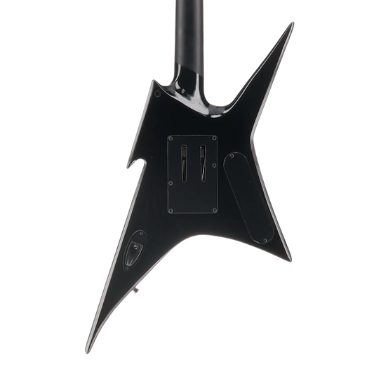 BC Rich Ironbird Prophecy MK2 with Nyatoh Body, Maple Neck, Ebony Fingerboard, 1 Humbucking Pickup, and Floyd Rose Tremolo, Left Handed - Black Pearl (A4) (60003)