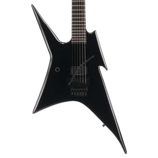 BC Rich Ironbird Prophecy MK2 with Nyatoh Body, Maple Neck, Ebony Fingerboard, 1 Humbucking Pickup, and Floyd Rose Tremolo, Left Handed - Black Pearl (A4) (60003)