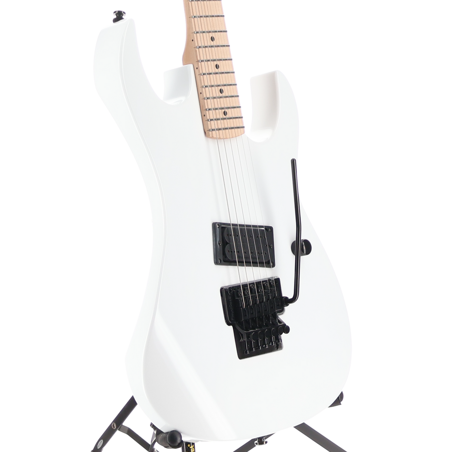 BC Rich Legacy Gunslinger Retro II Floyd Rose - White (Z2) (50905)
