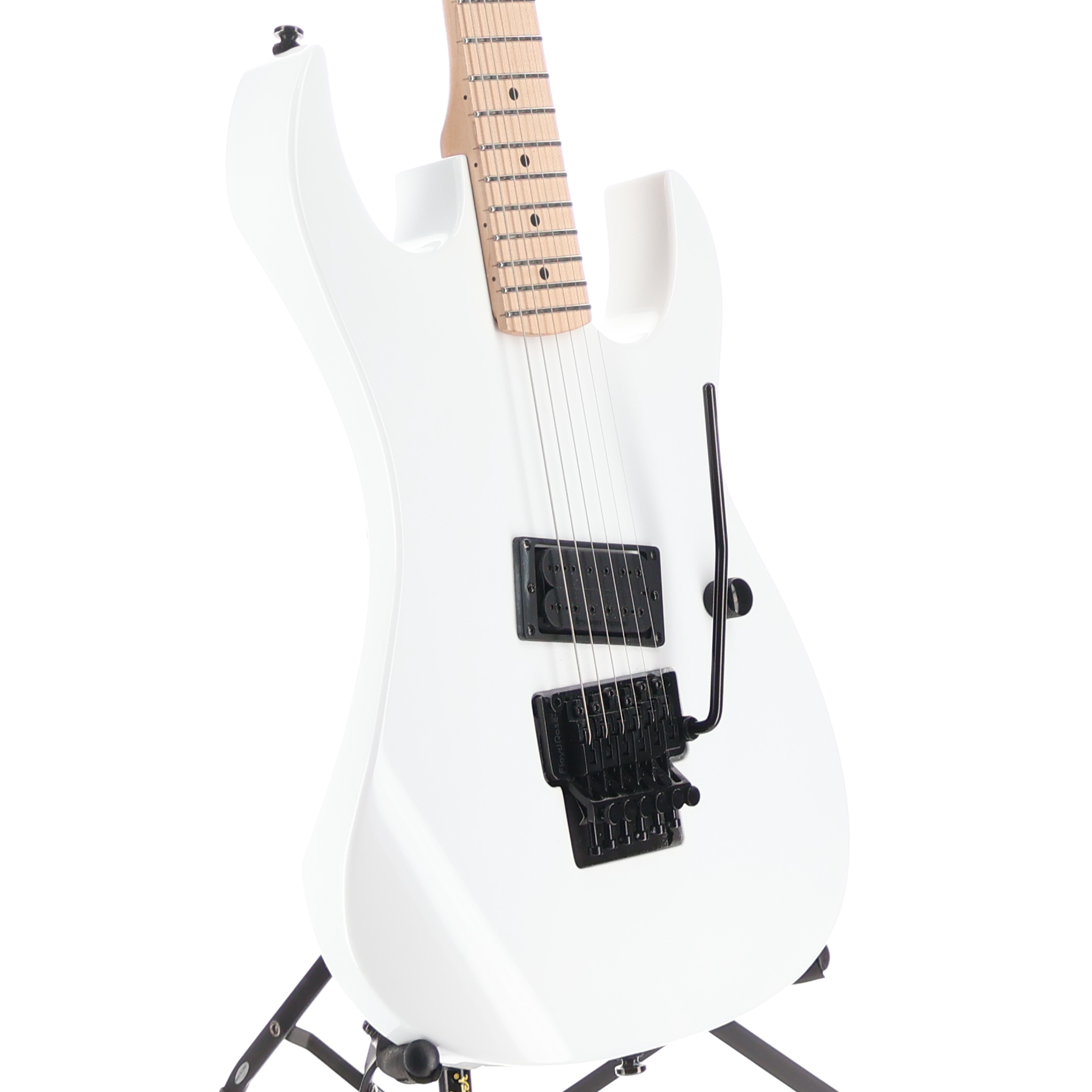 BC Rich Legacy Gunslinger Retro II Floyd Rose - White (Z2) (50905)