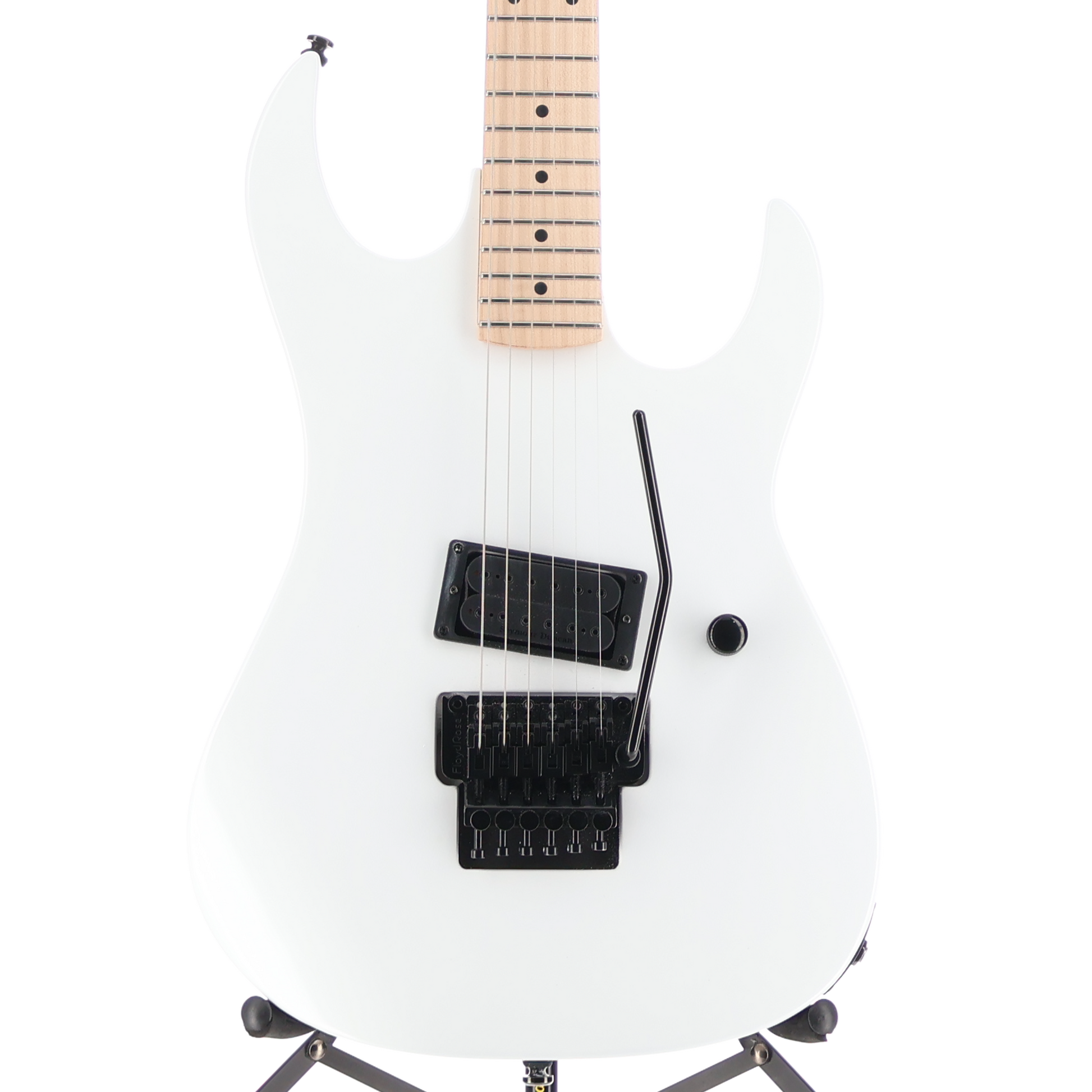 BC Rich Legacy Gunslinger Retro II Floyd Rose - White (Z2) (50905)