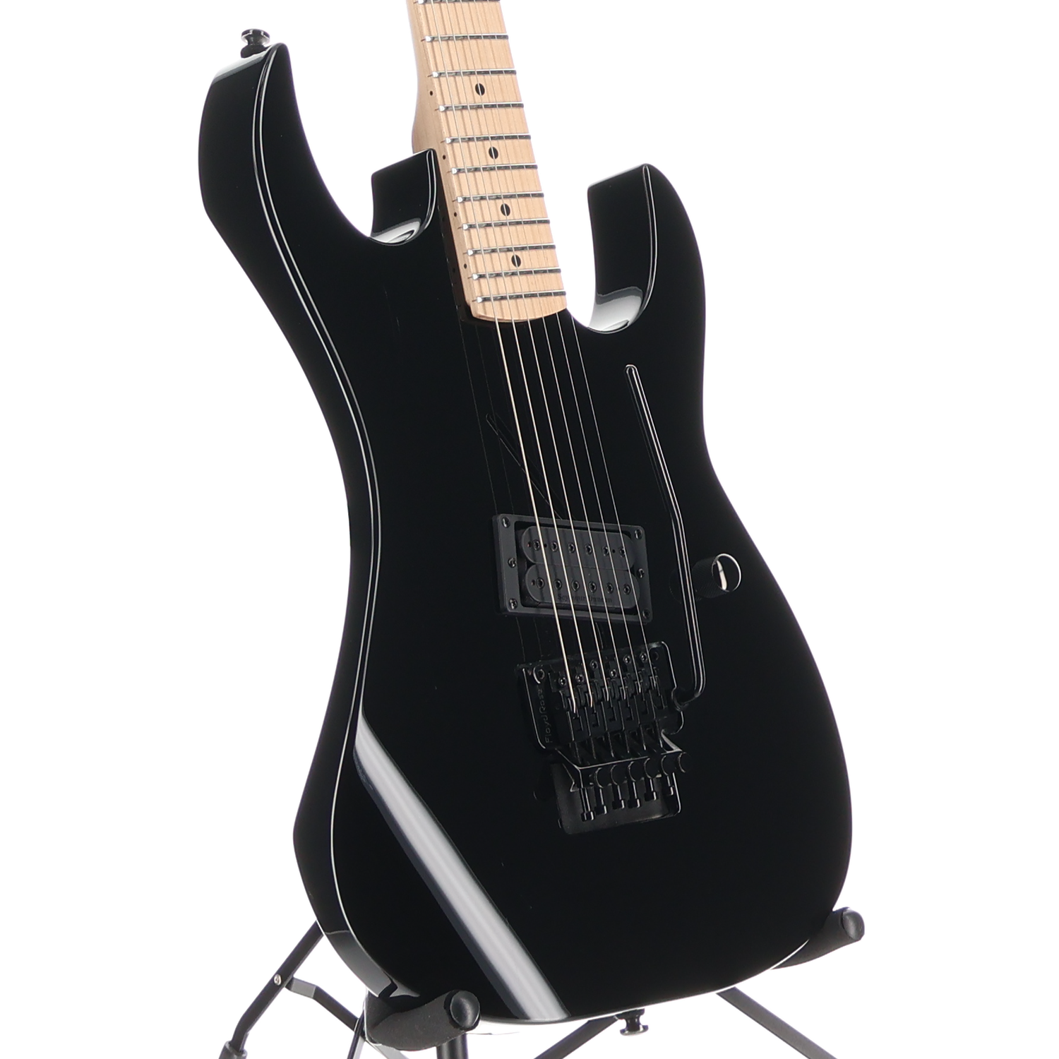 BC Rich Legacy Gunslinger Retro II with Floyd Rose - Black, Plays Great (I11) (50804)