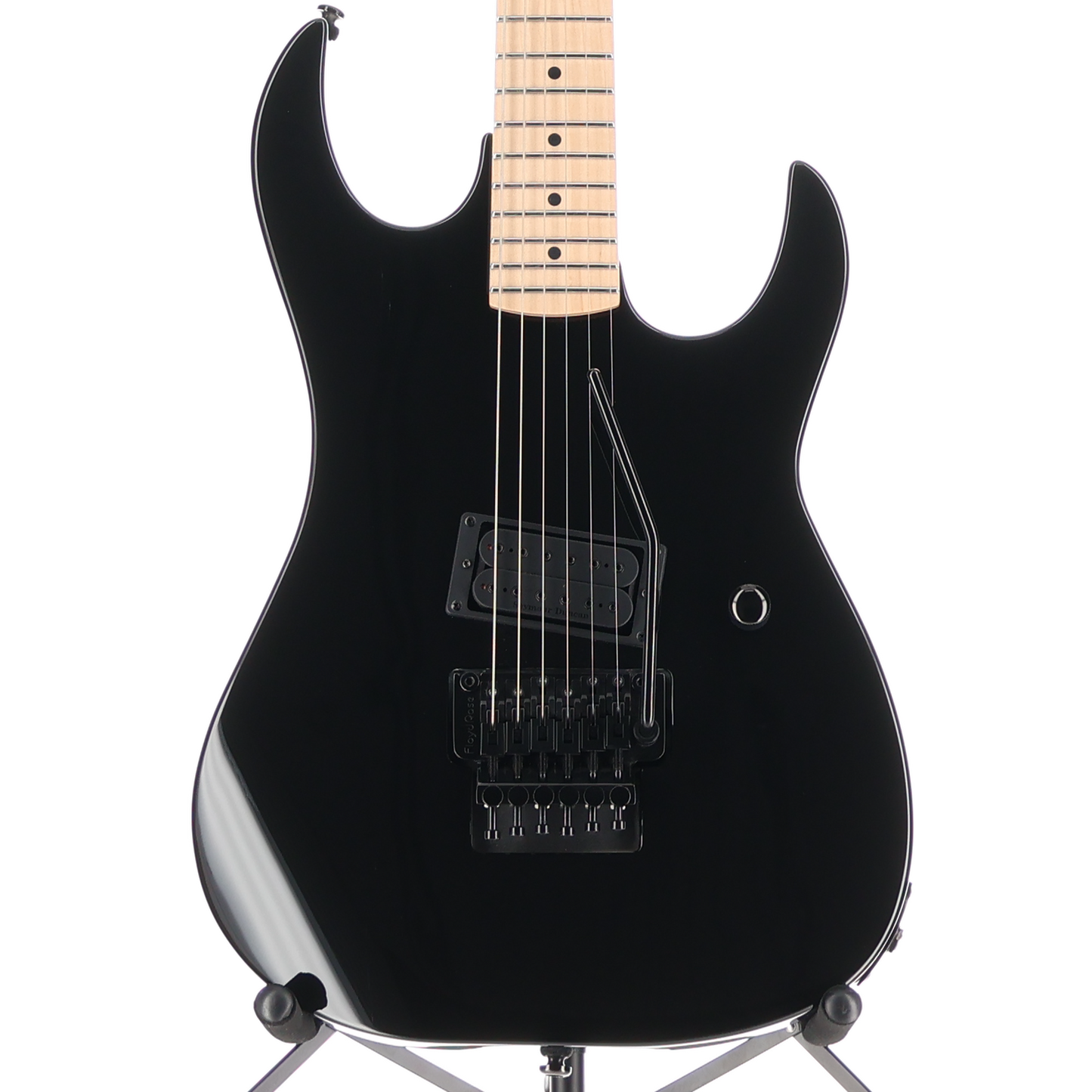 BC Rich Legacy Gunslinger Retro II with Floyd Rose - Black, Plays Great (I11) (50804)