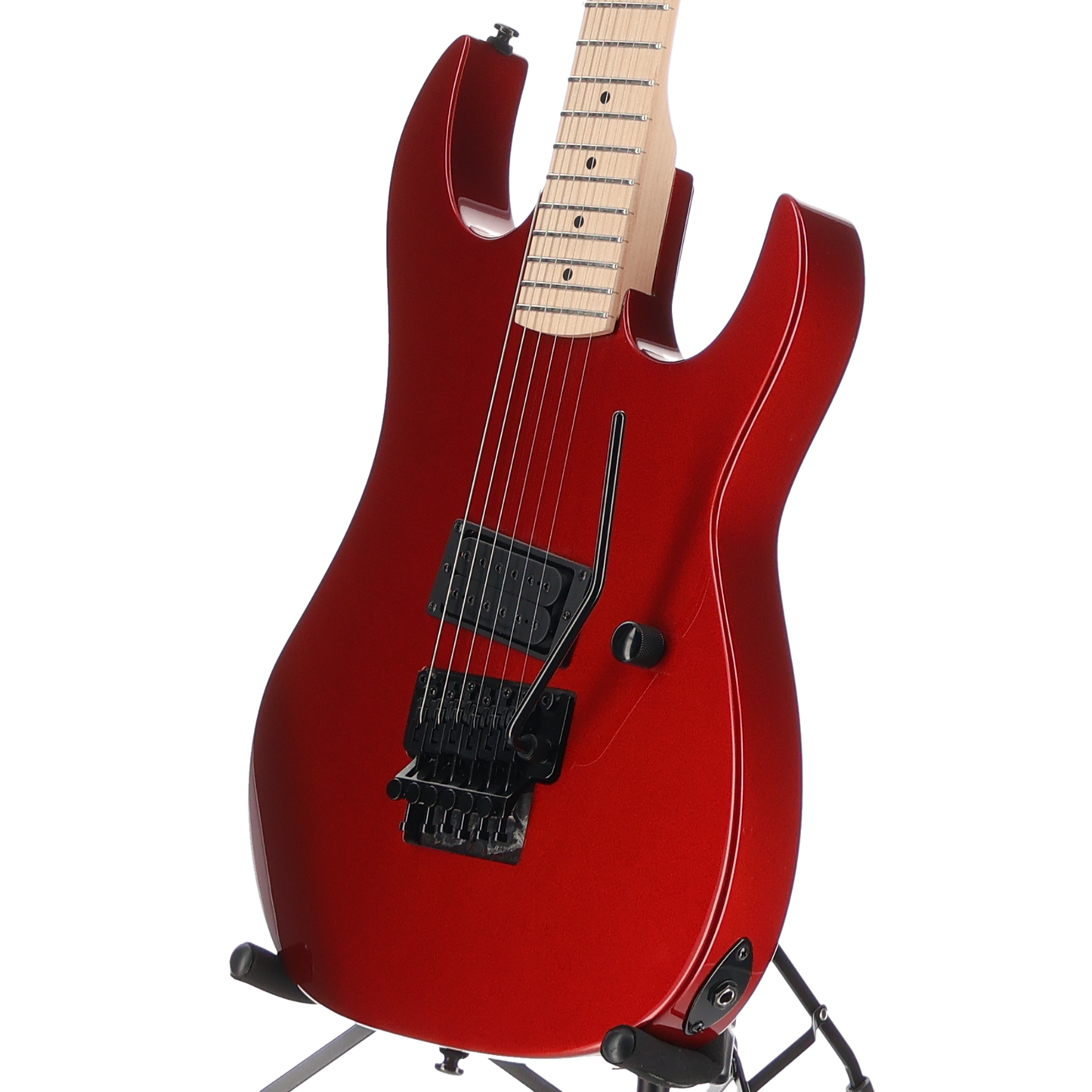 BC Rich Legacy Gunslinger Retro II with Floyd Rose - Candy Red, Pro Setup (SR) (80025)