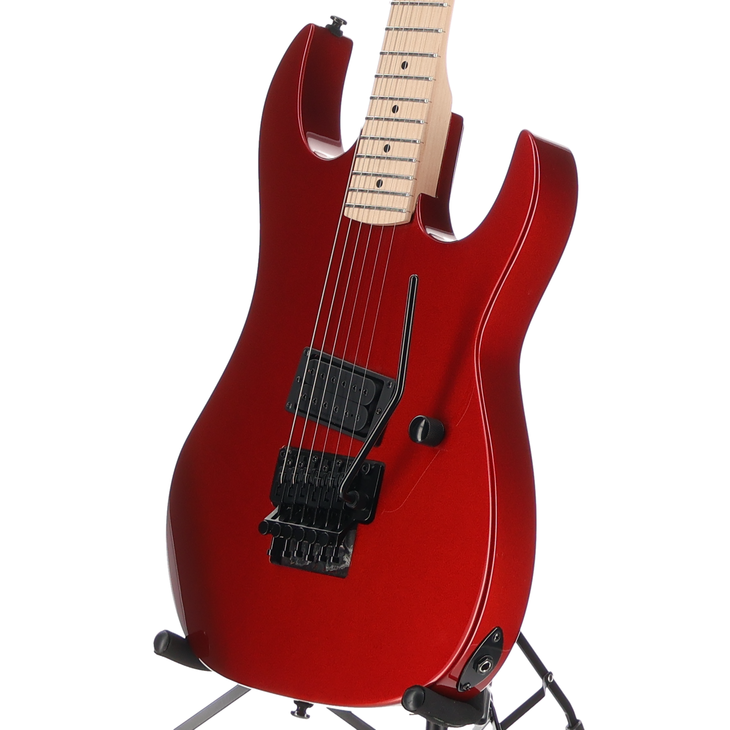 BC Rich Legacy Gunslinger Retro II with Floyd Rose - Candy Red, Pro Setup (SR) (80025)